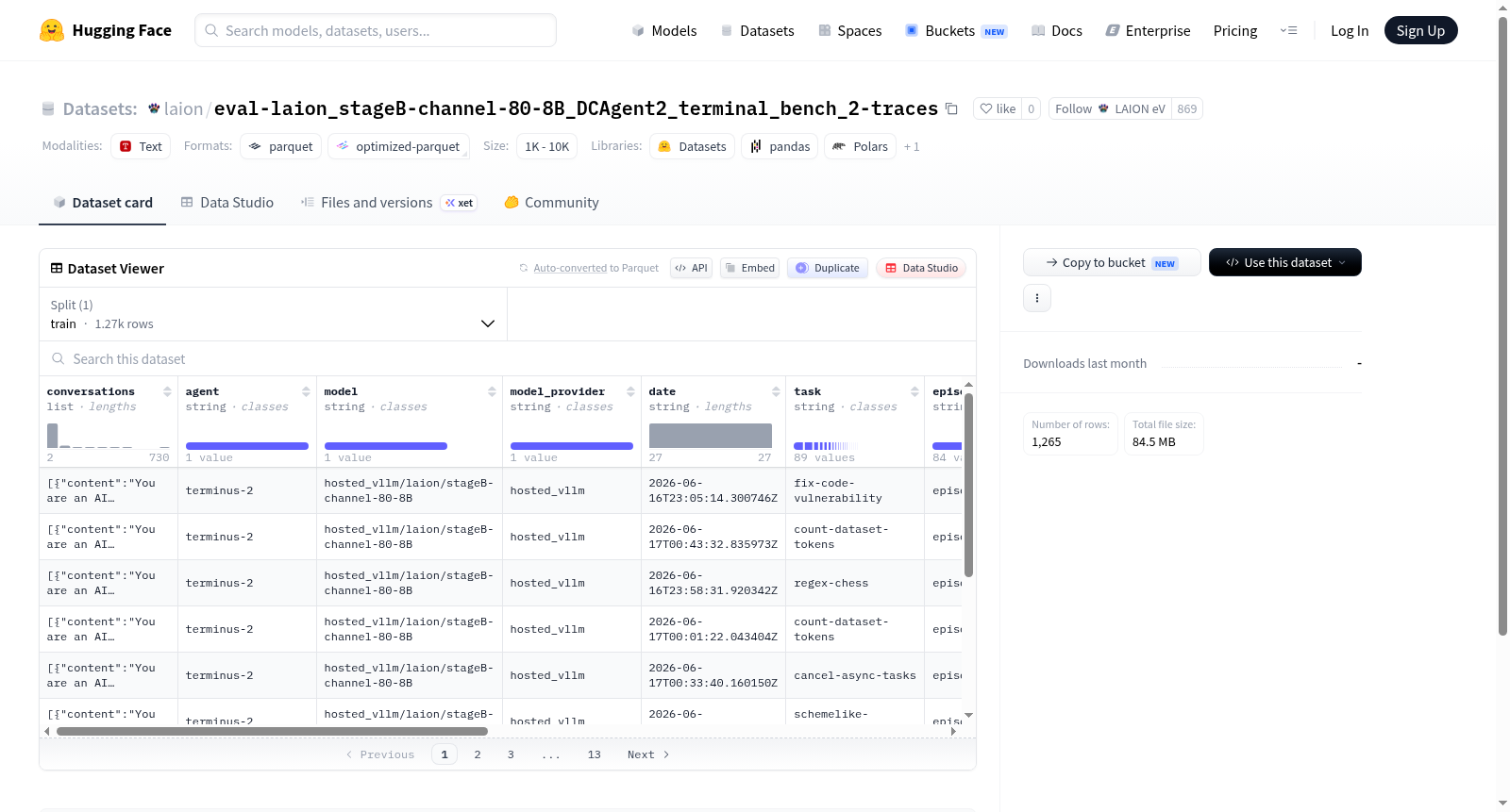 eval-laion_stageB-channel-80-8B_DCAgent2_terminal_bench_2-traces 数据集图片