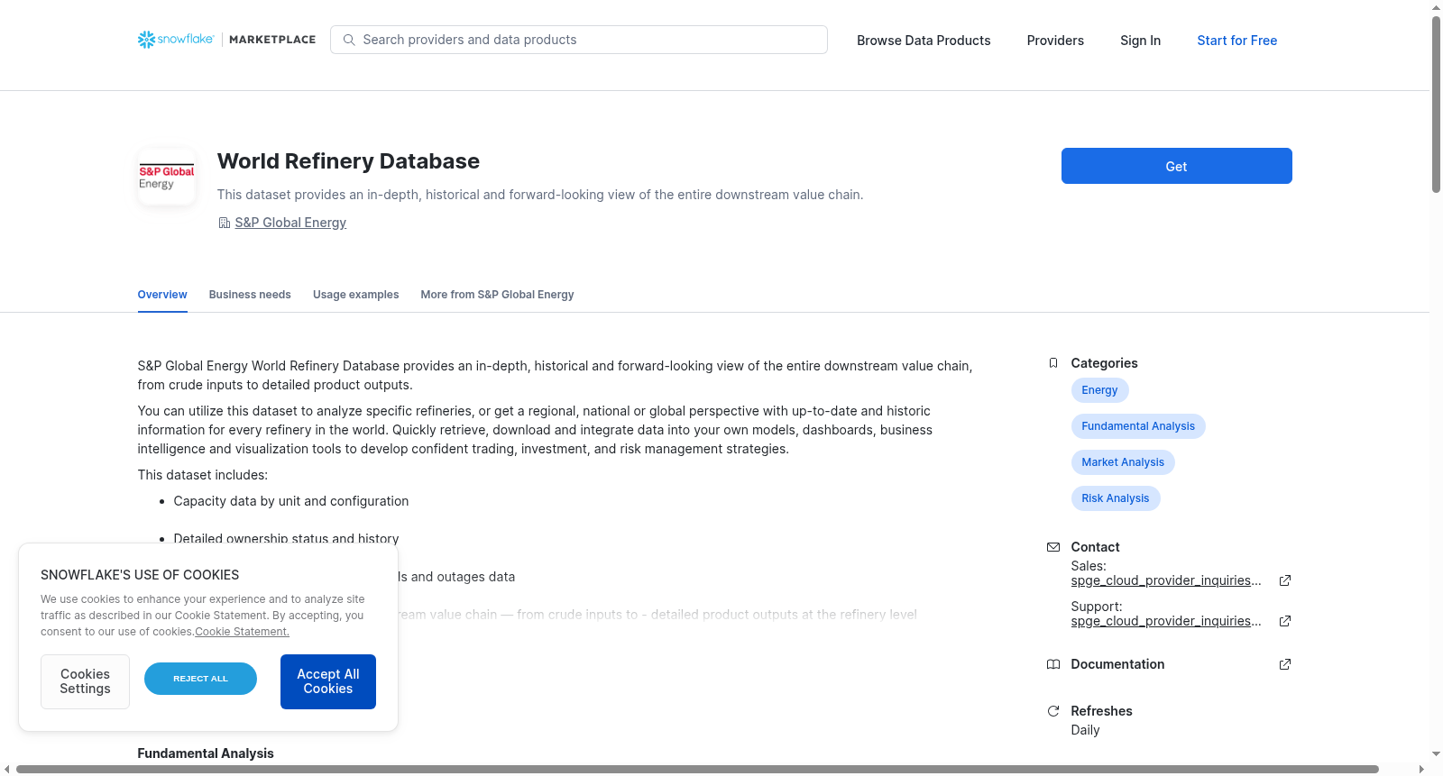 World Refinery Database 数据集图片