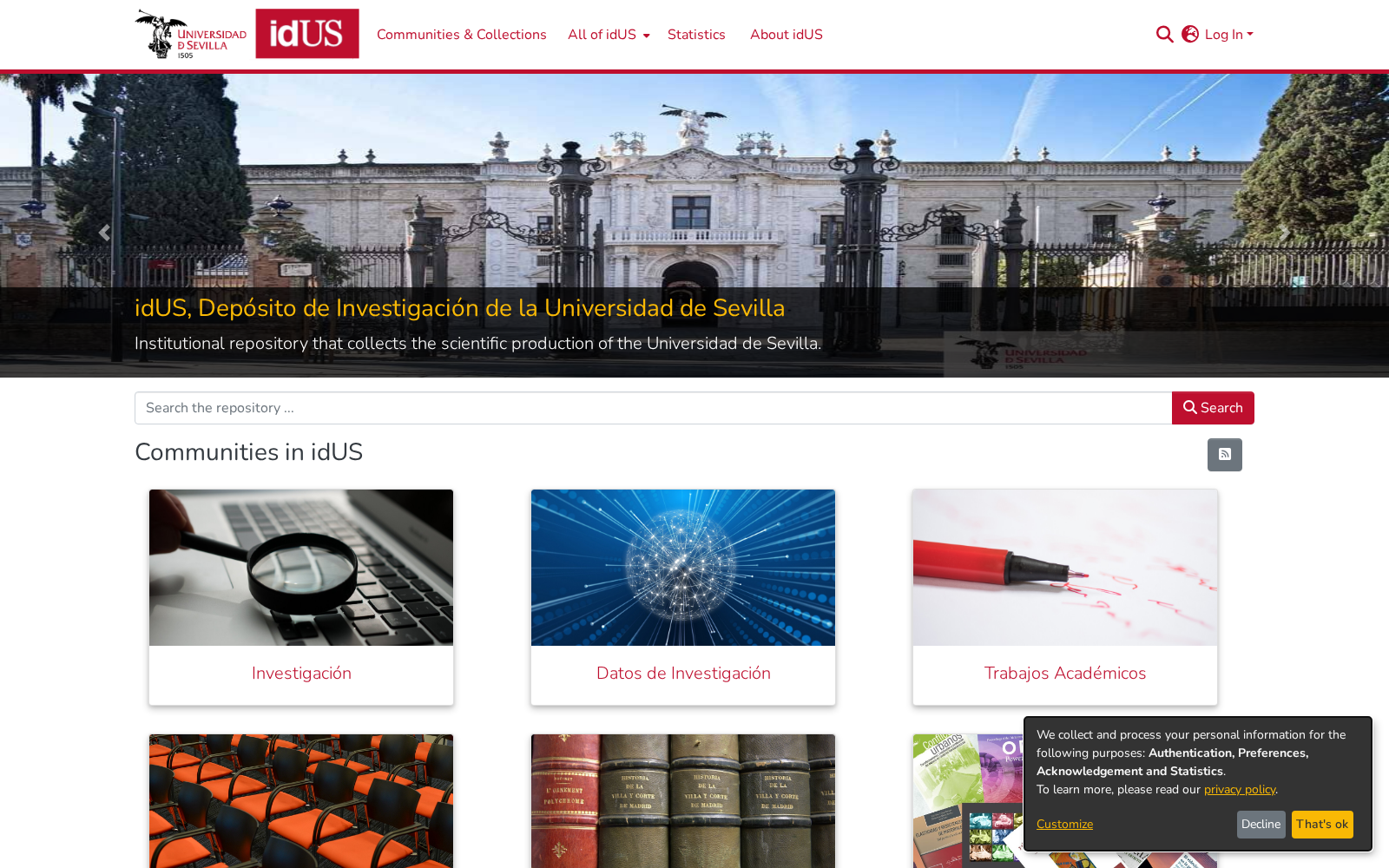 idUS : Depósito de Investigación de la Universidad de Sevilla 数据集图片