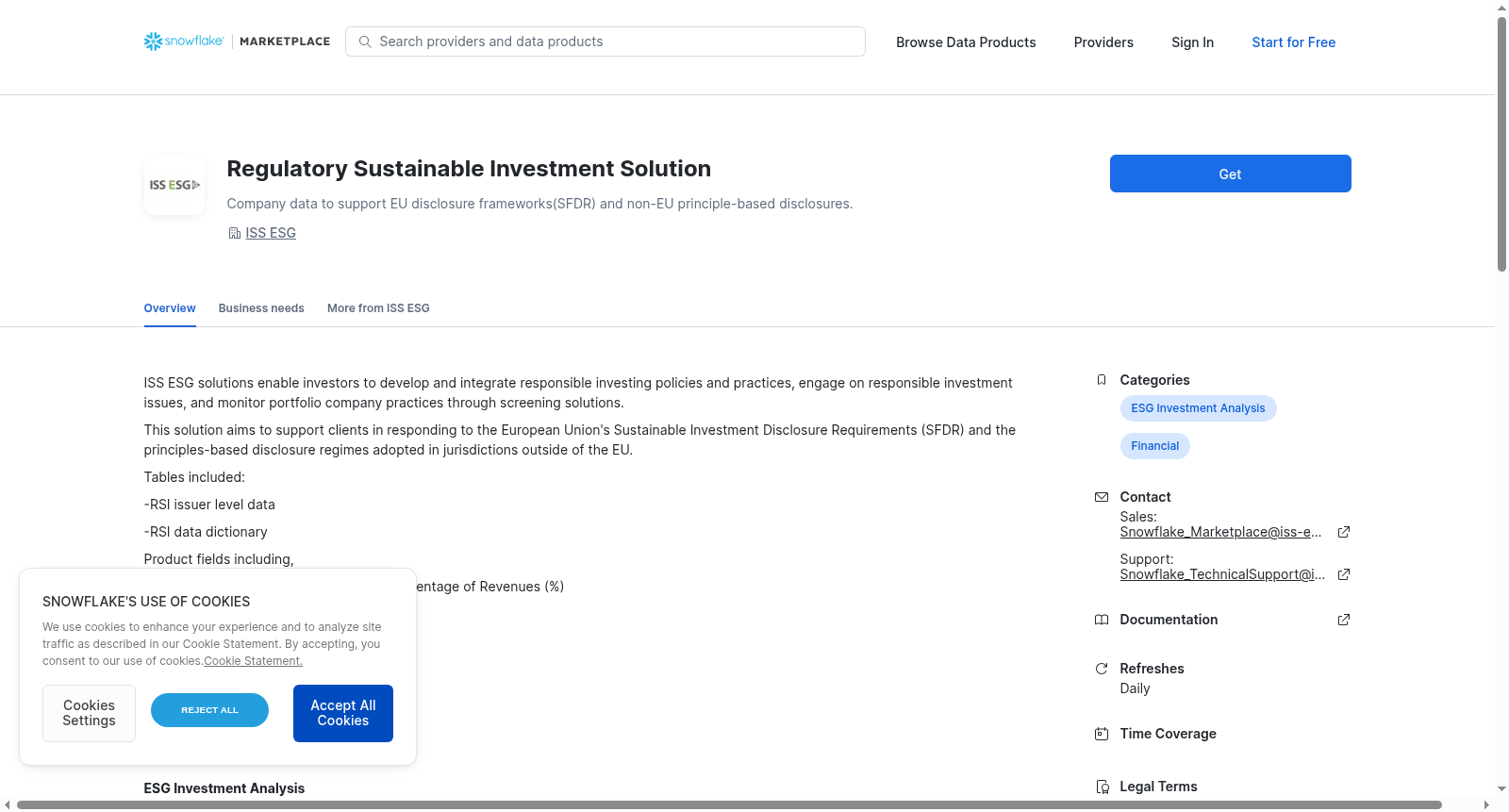 Regulatory Sustainable Investment Solution 数据集图片