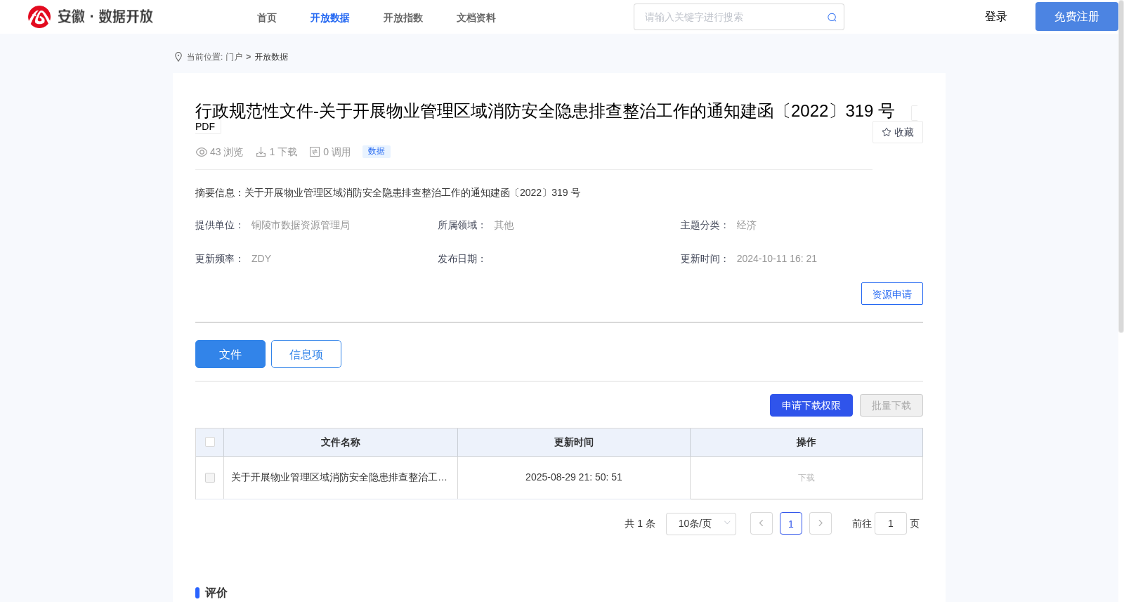 行政规范性文件-关于开展物业管理区域消防安全隐患排查整治工作的通知建函〔2022〕319 号 数据集图片