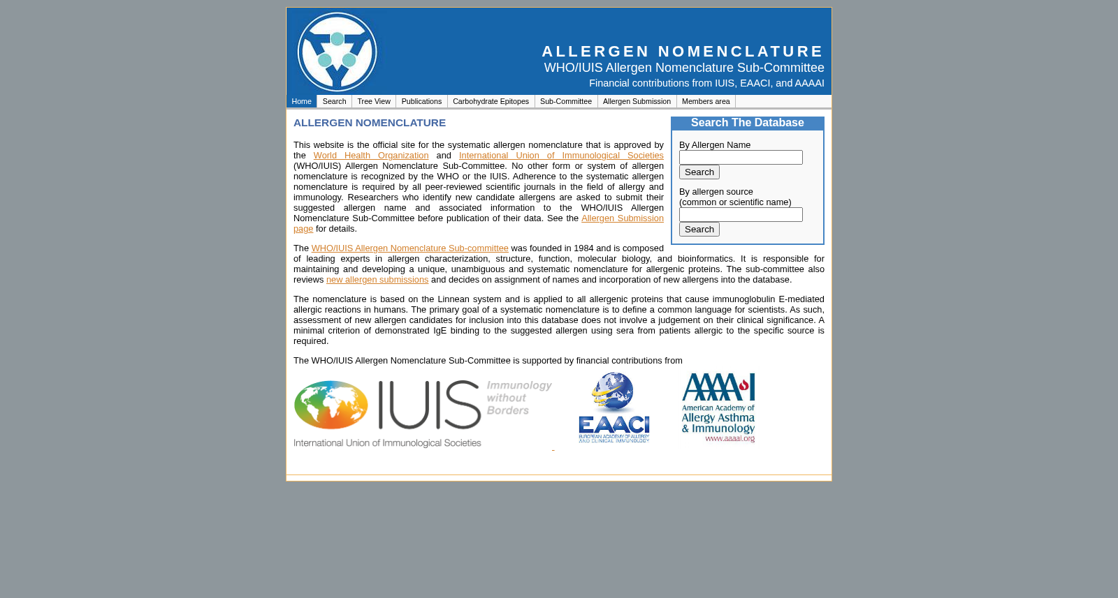 Allergen Nomenclature 数据集图片