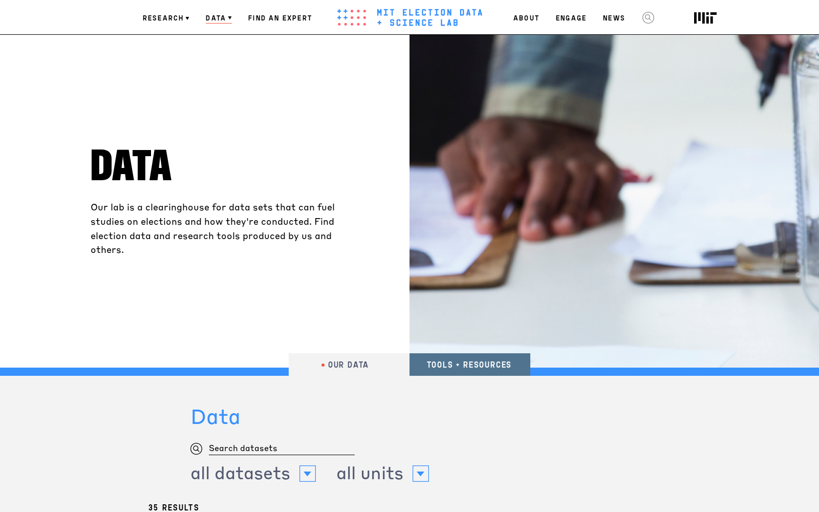 MIT Election Data and Science Lab 数据集图片