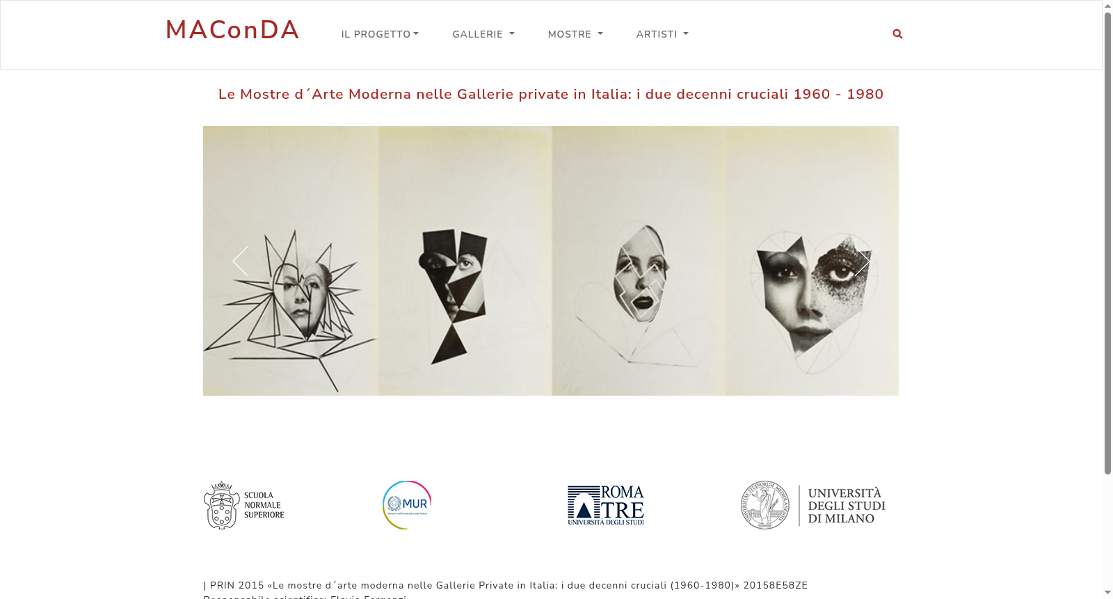 MAConDA. Le Mostre d´Arte Moderna nelle Gallerie private in Italia: i due decenni cruciali 1960 - 1980. Mostre 数据集图片