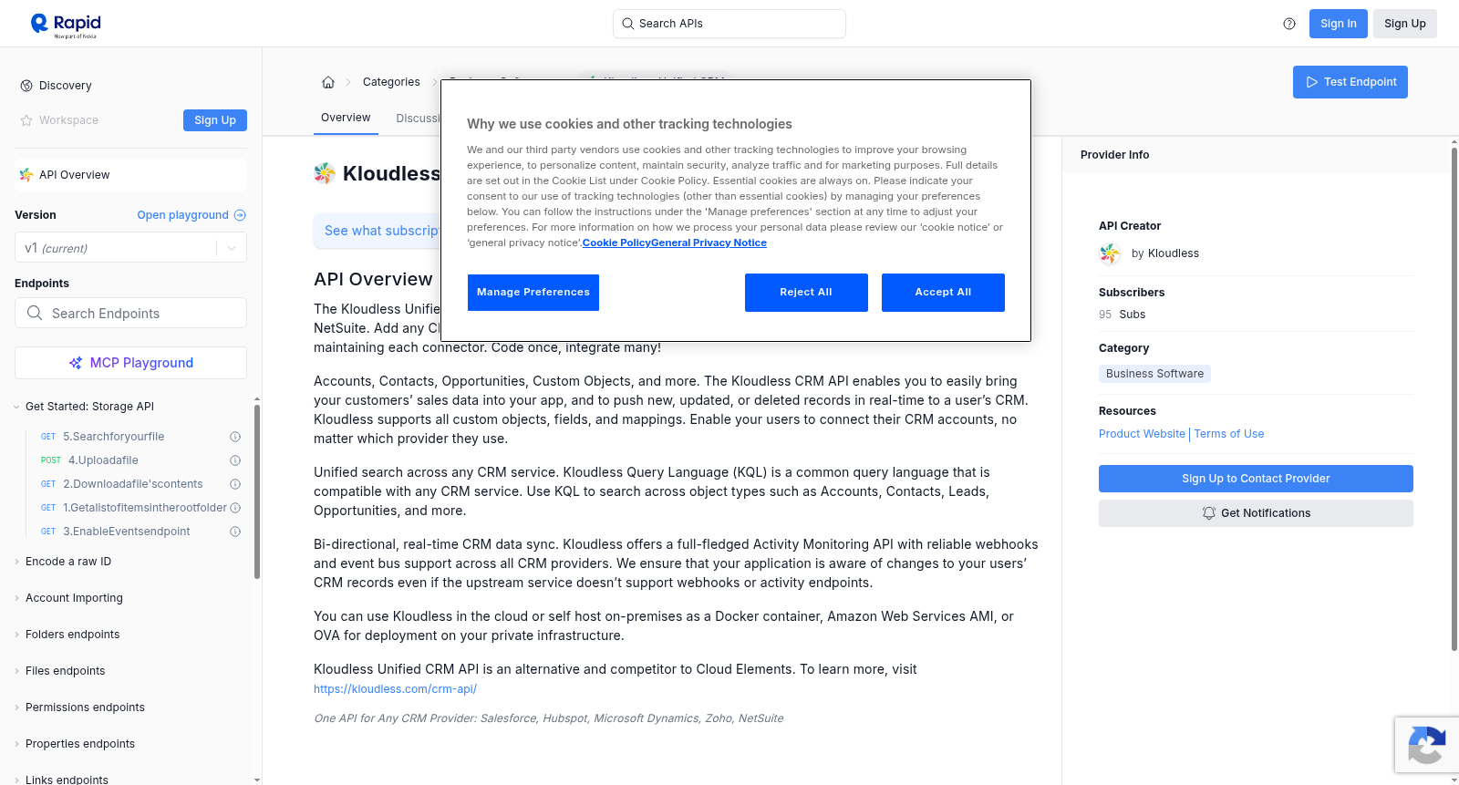 Kloudless Unified CRM 数据集图片