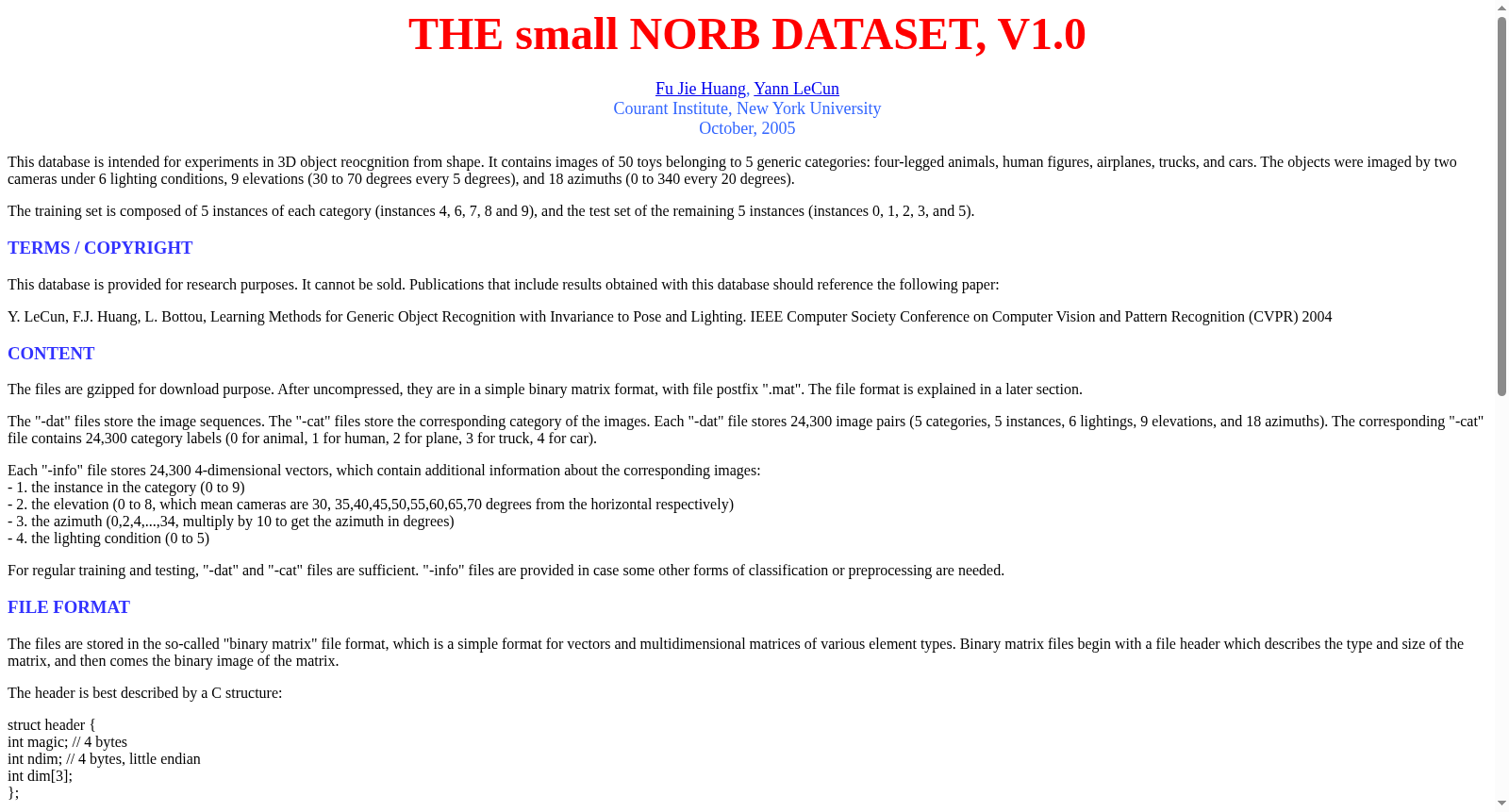 smallNORB 数据集图片