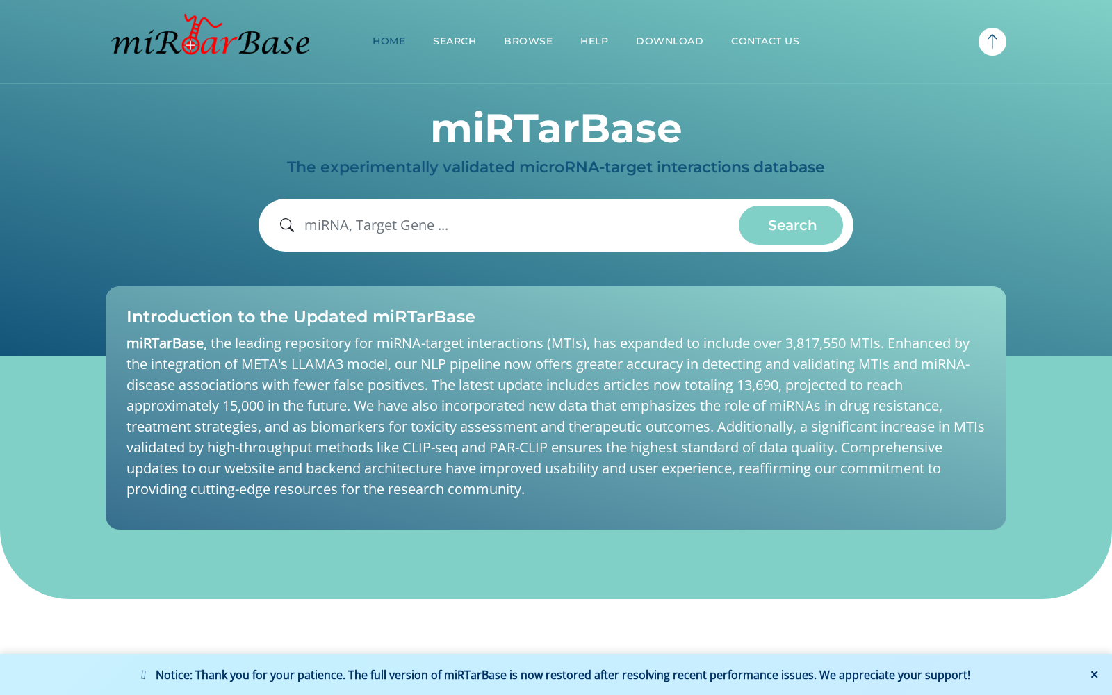 miRTarBase 数据集图片