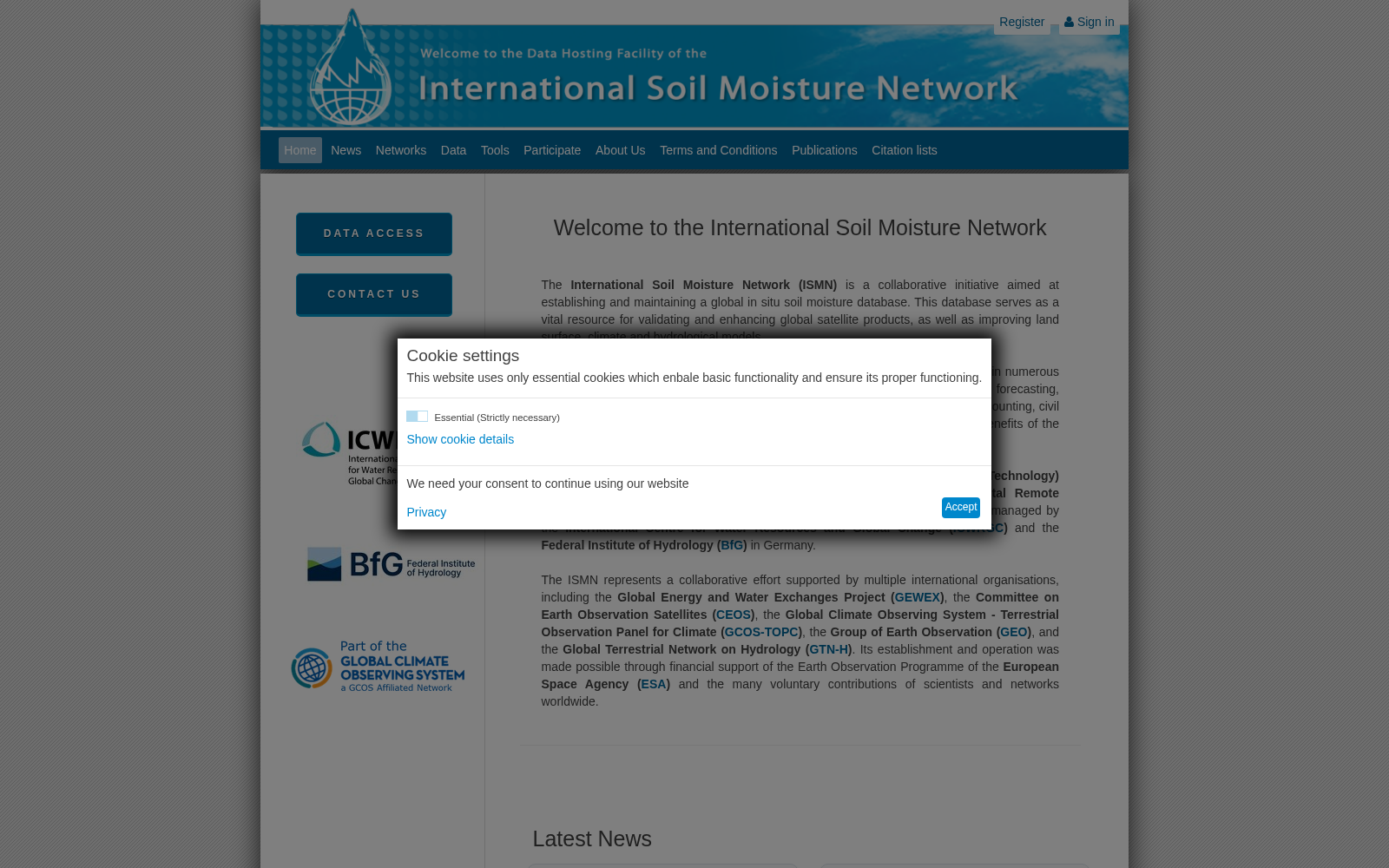 International Soil Moisture Network 数据集图片