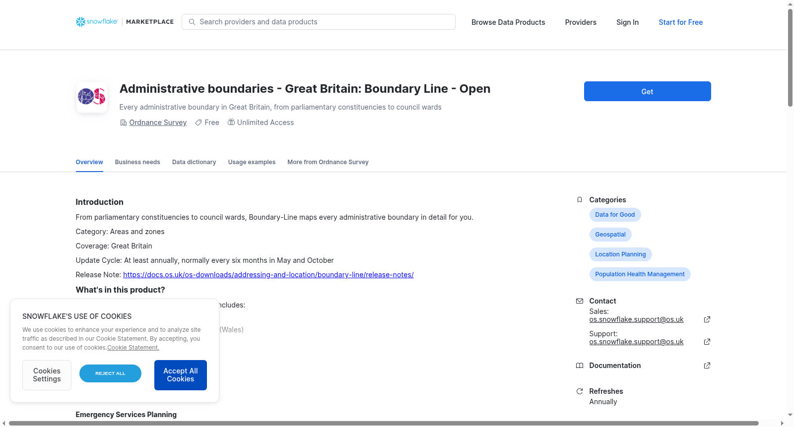 Administrative boundaries - Great Britain: Boundary Line - Open 数据集图片