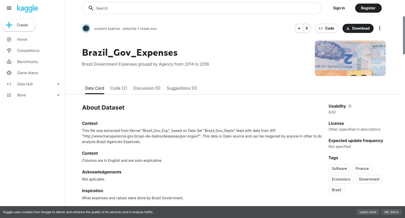 Brazil_Gov_Expenses 数据集图片