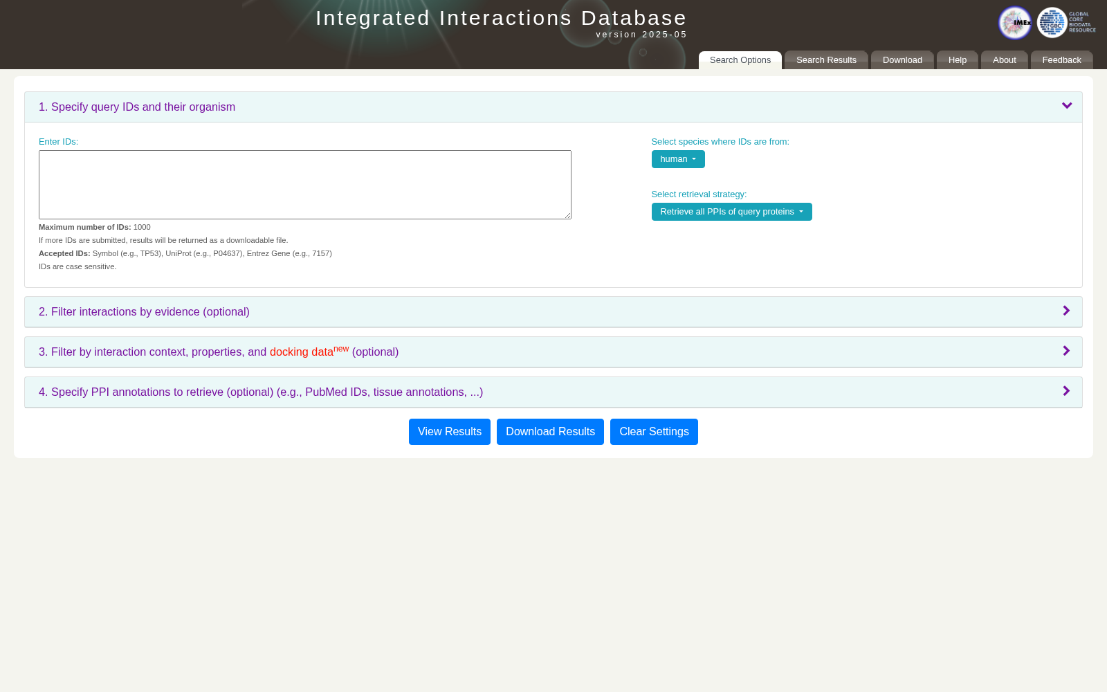 Integrated Interactions Database 数据集图片