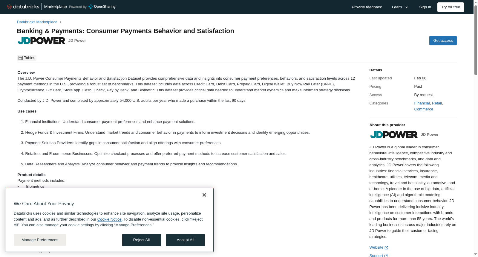 Banking & Payments: Consumer Payments Behavior and Satisfaction 数据集图片