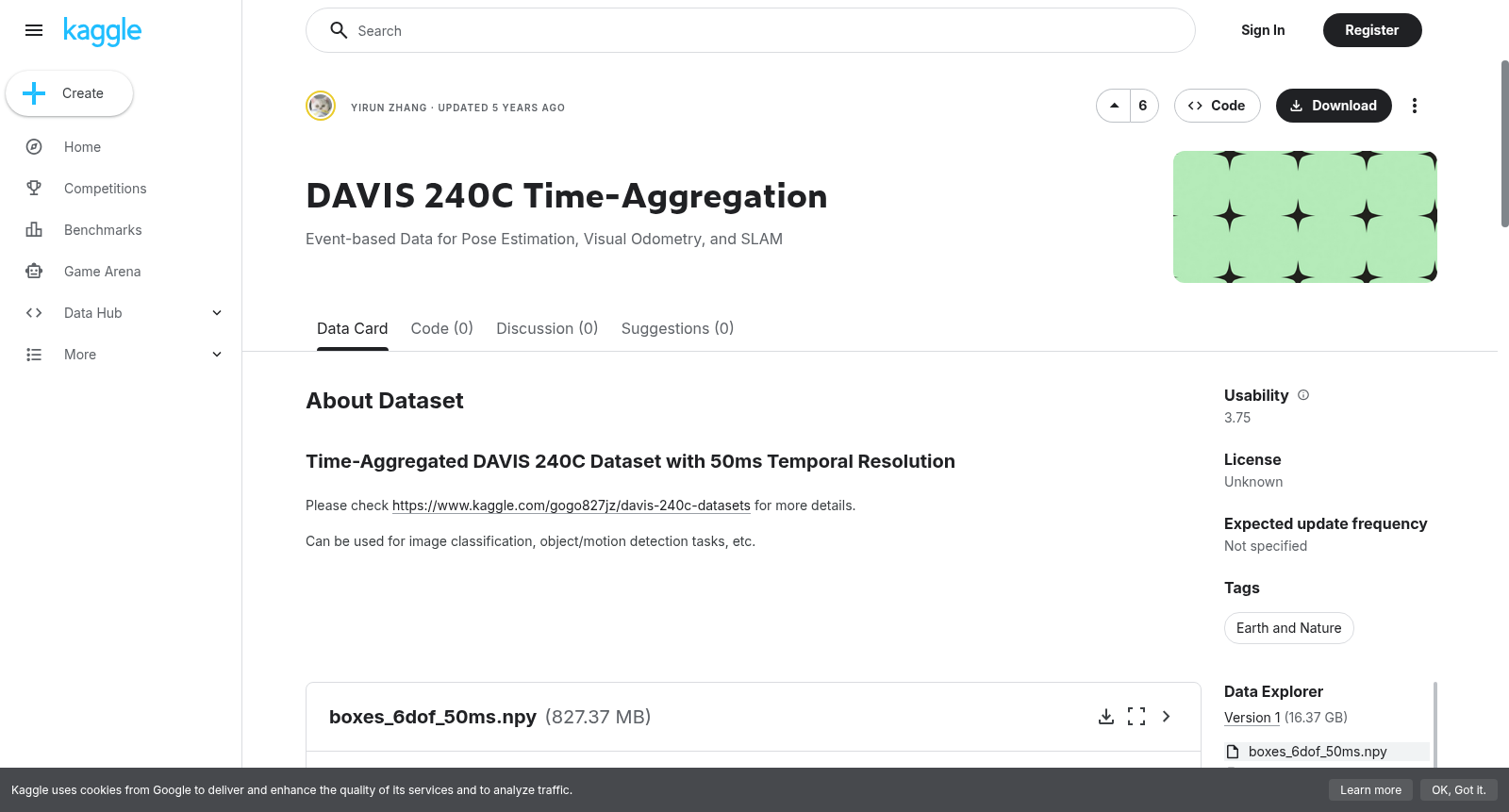 DAVIS 240C Time-Aggregation 数据集图片