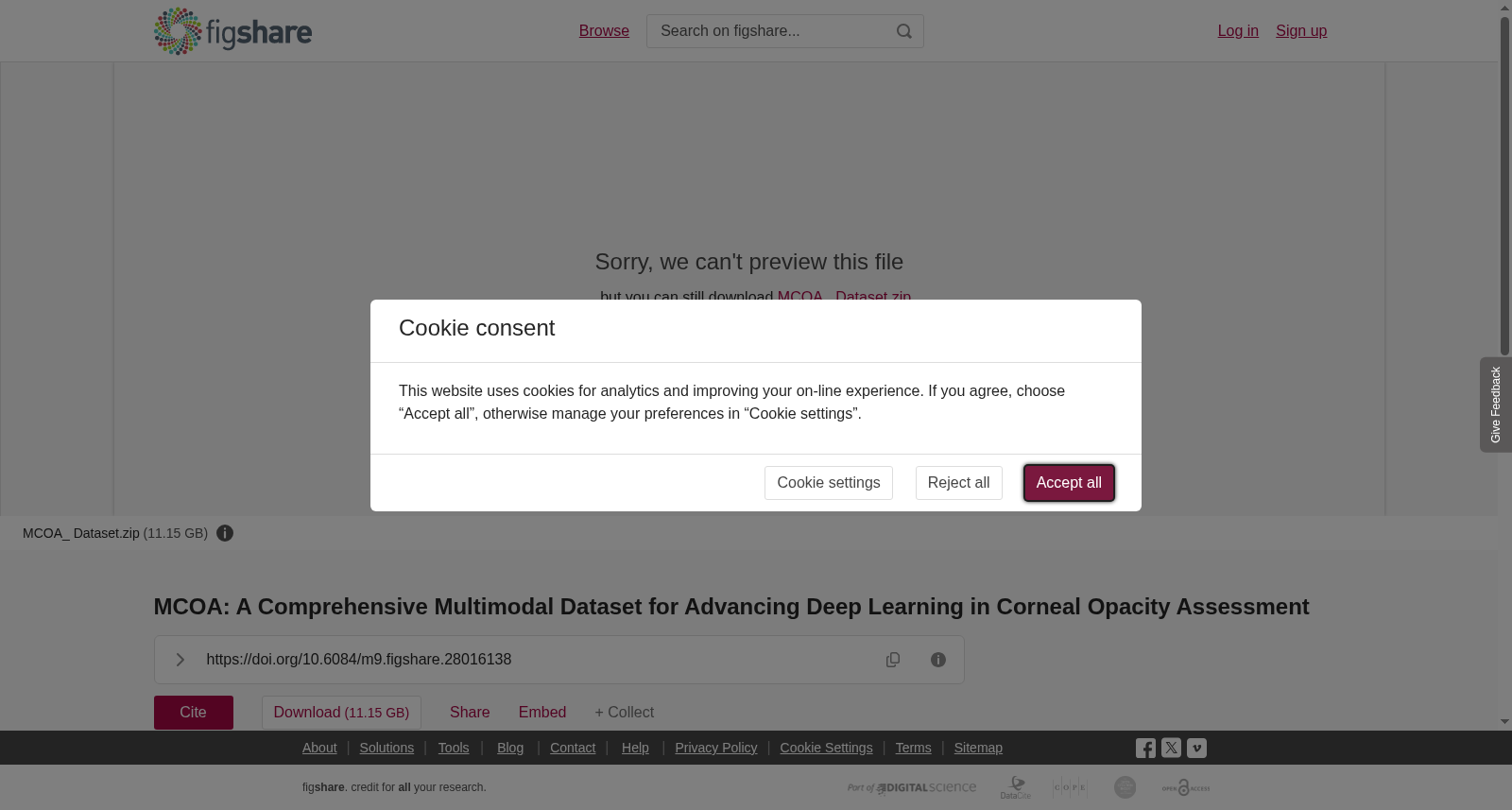 <b>MCOA: A Comprehensive Multimodal Dataset for Advancing Deep Learning in Corneal Opacity Assessment</b> 数据集图片