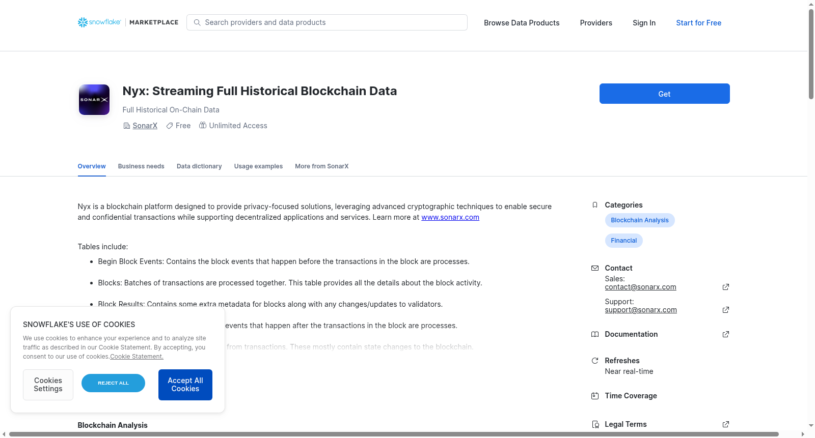Nyx: Streaming Full Historical Blockchain Data 数据集图片