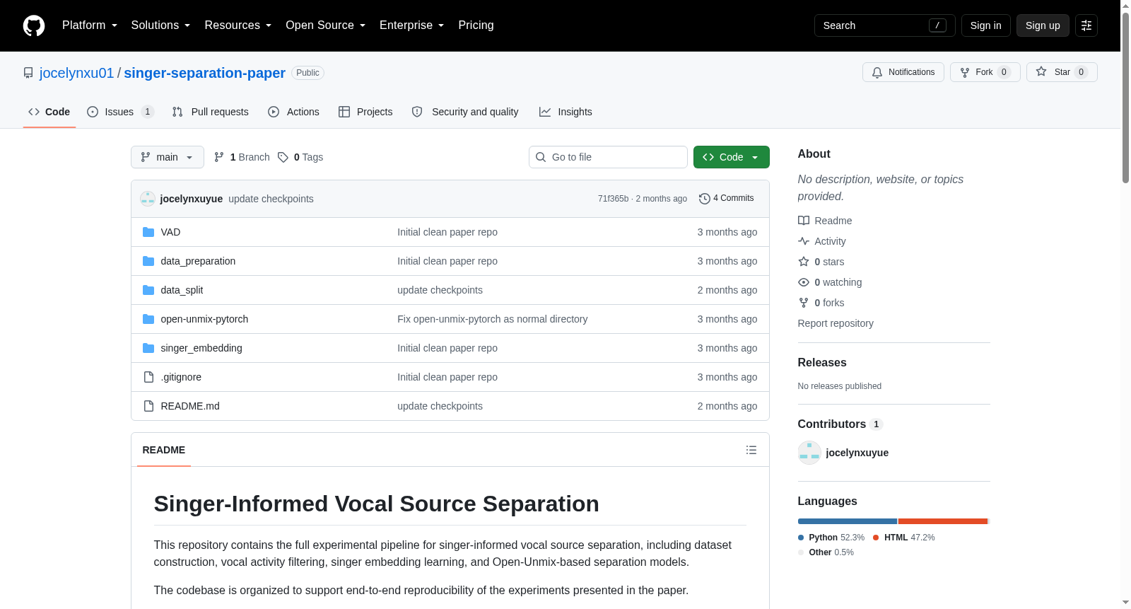 Duet Dataset (基于DAMP-VSEP) 数据集图片