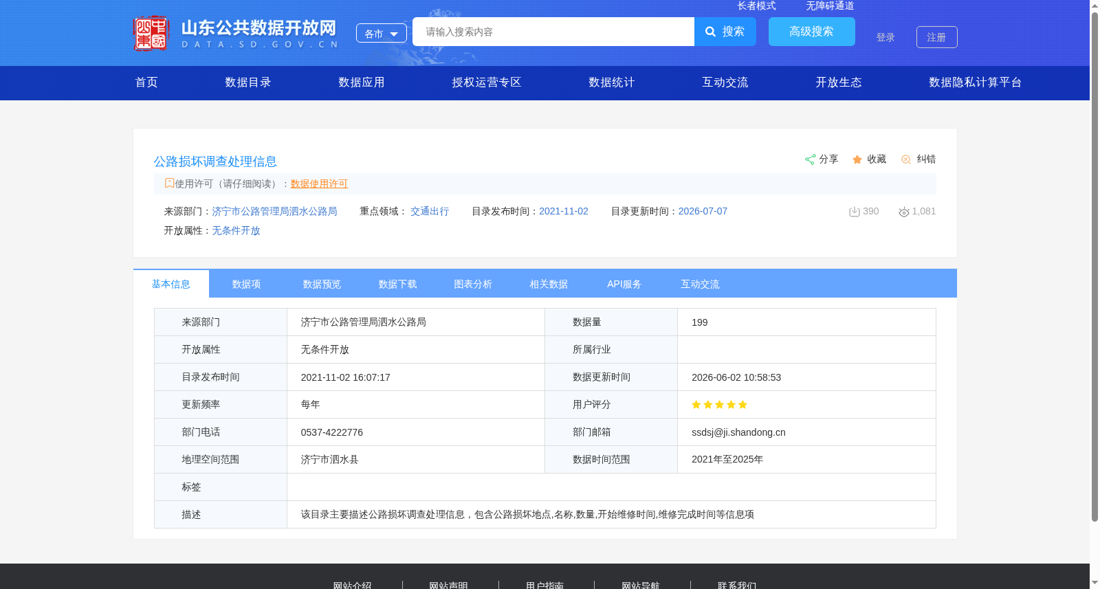 公路损坏调查处理信息 数据集图片