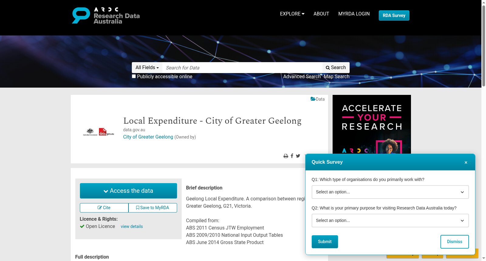 Local Expenditure - City of Greater Geelong 数据集图片