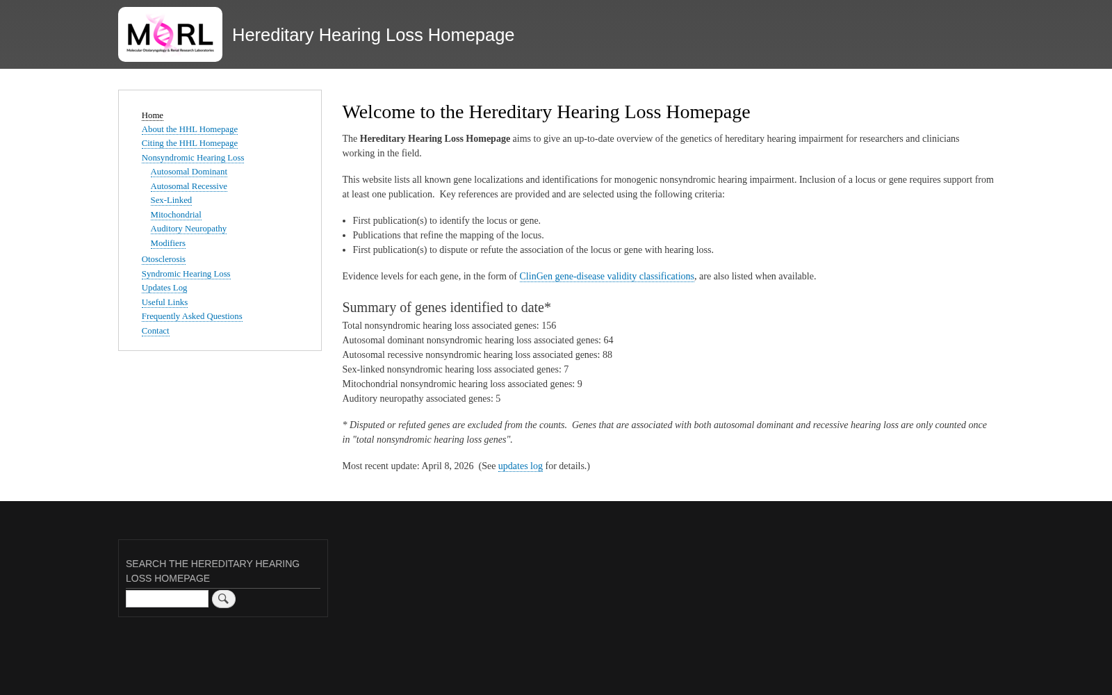 Hereditary Hearing loss Homepage 数据集图片