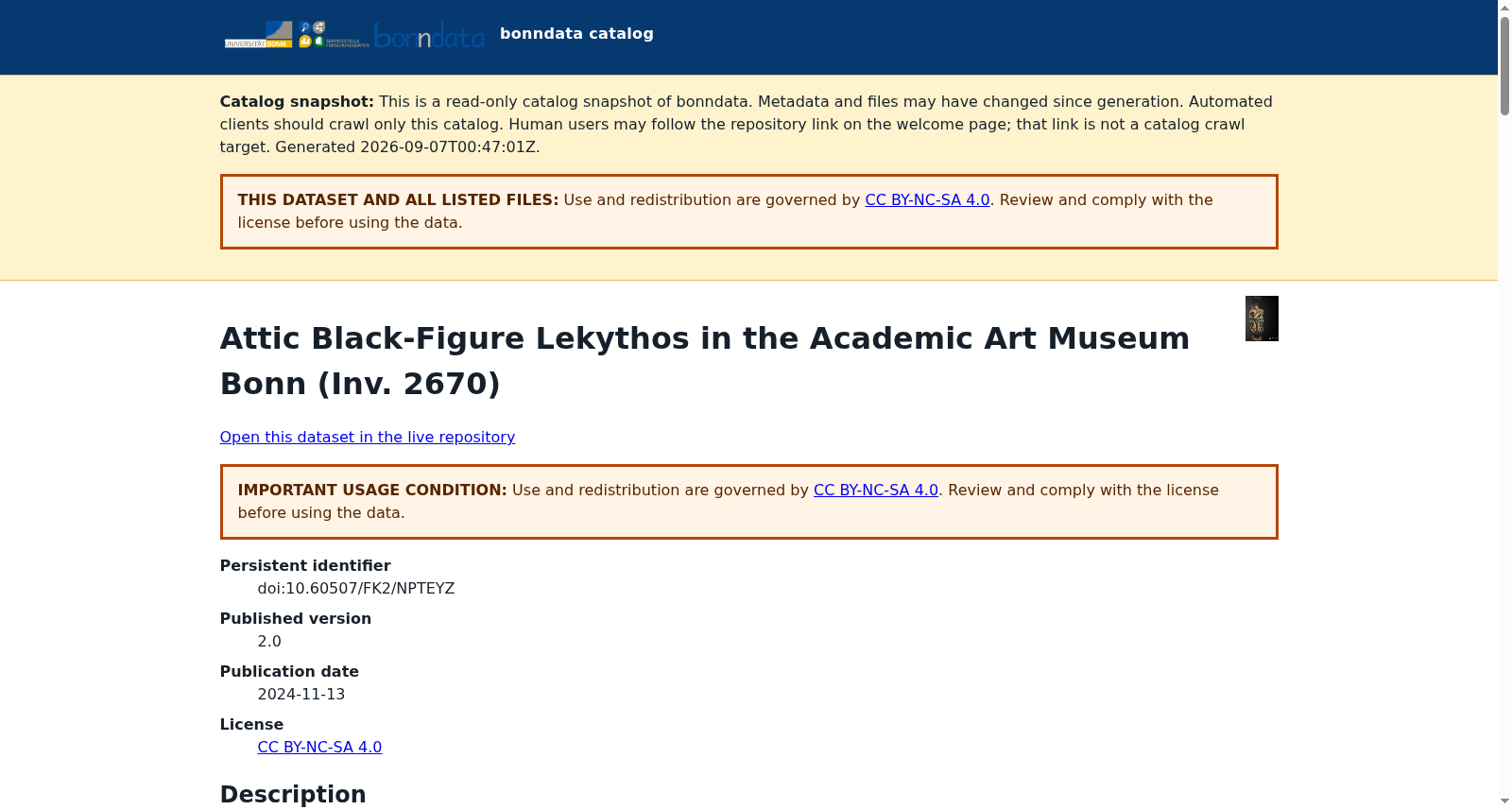 Attic Black-Figure Lekythos in the Academic Art Museum Bonn (Inv. 2670) 数据集图片