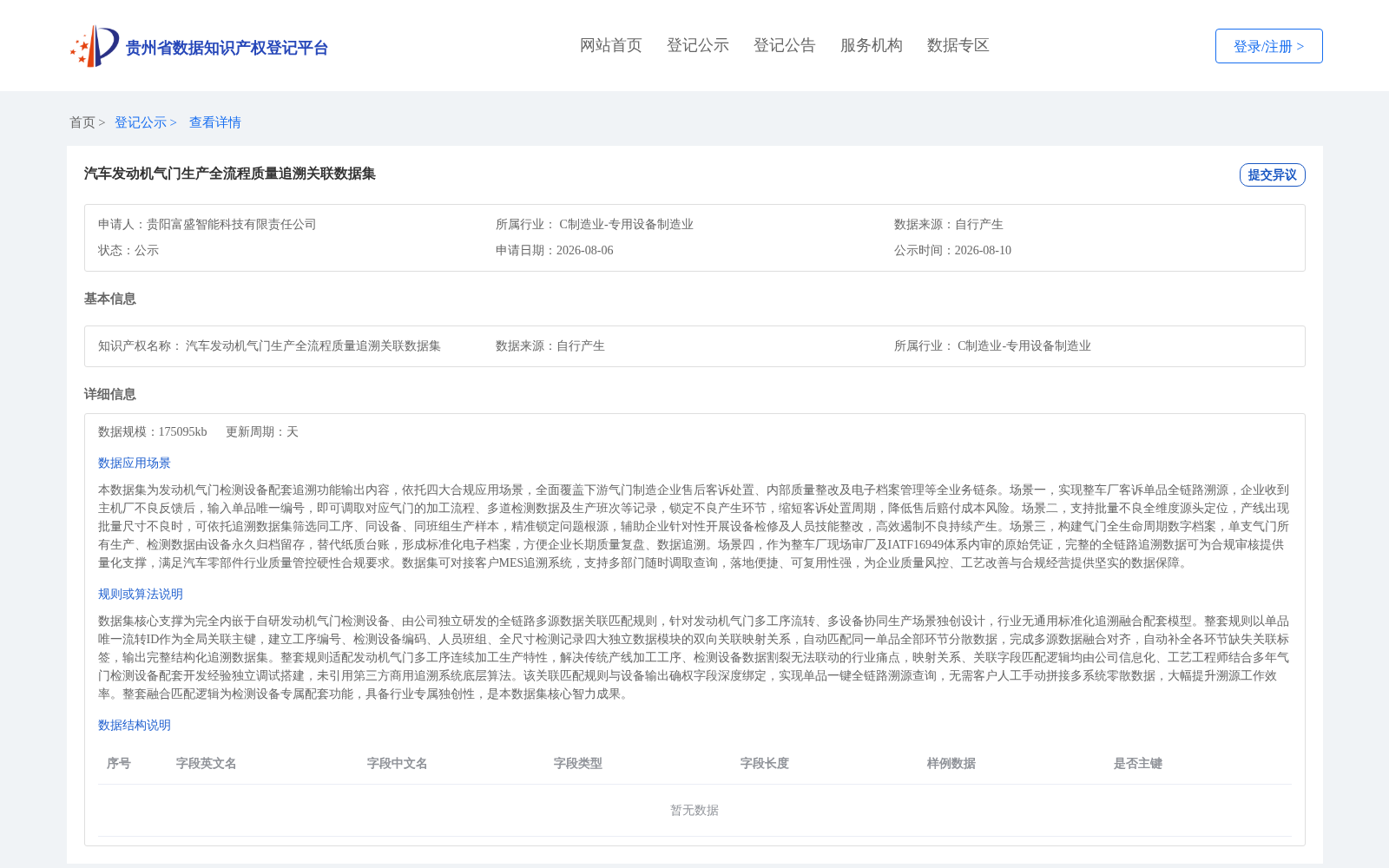 汽车发动机气门生产全流程质量追溯关联数据集 数据集图片