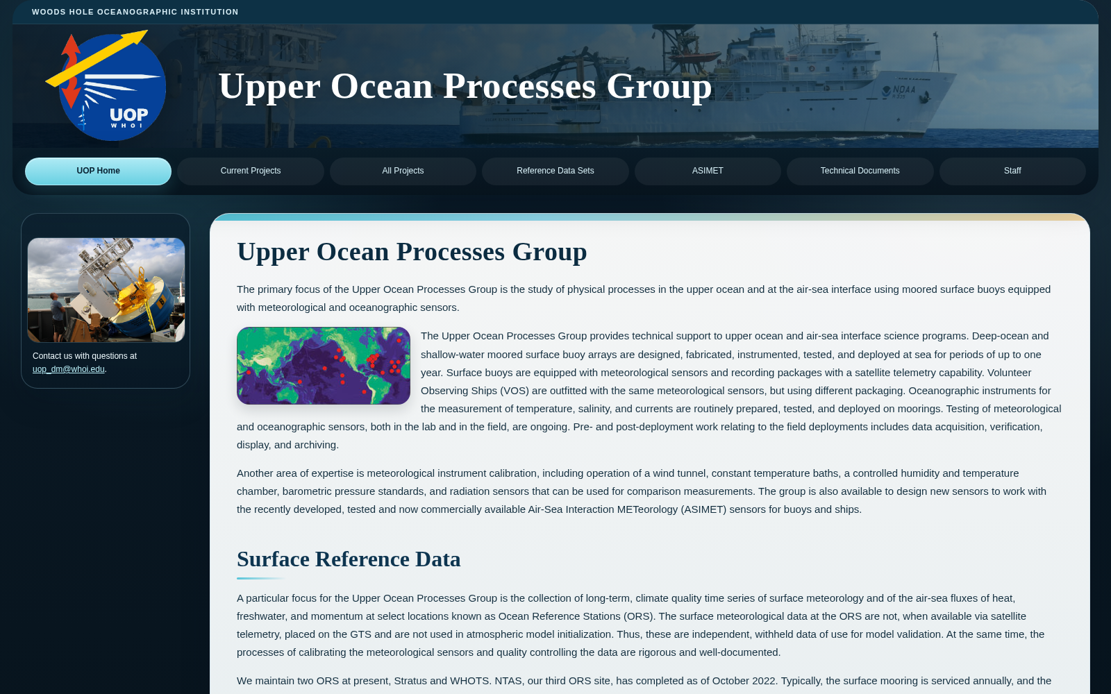 Upper Ocean Processes Group 数据集图片