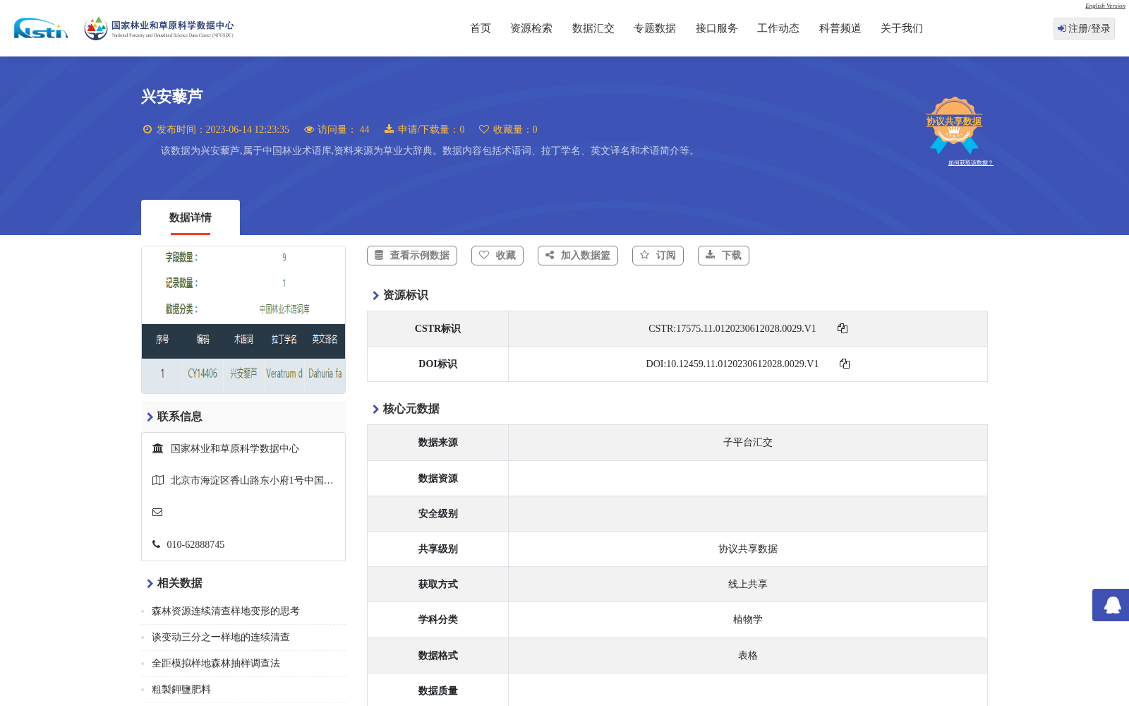 兴安藜芦 数据集图片
