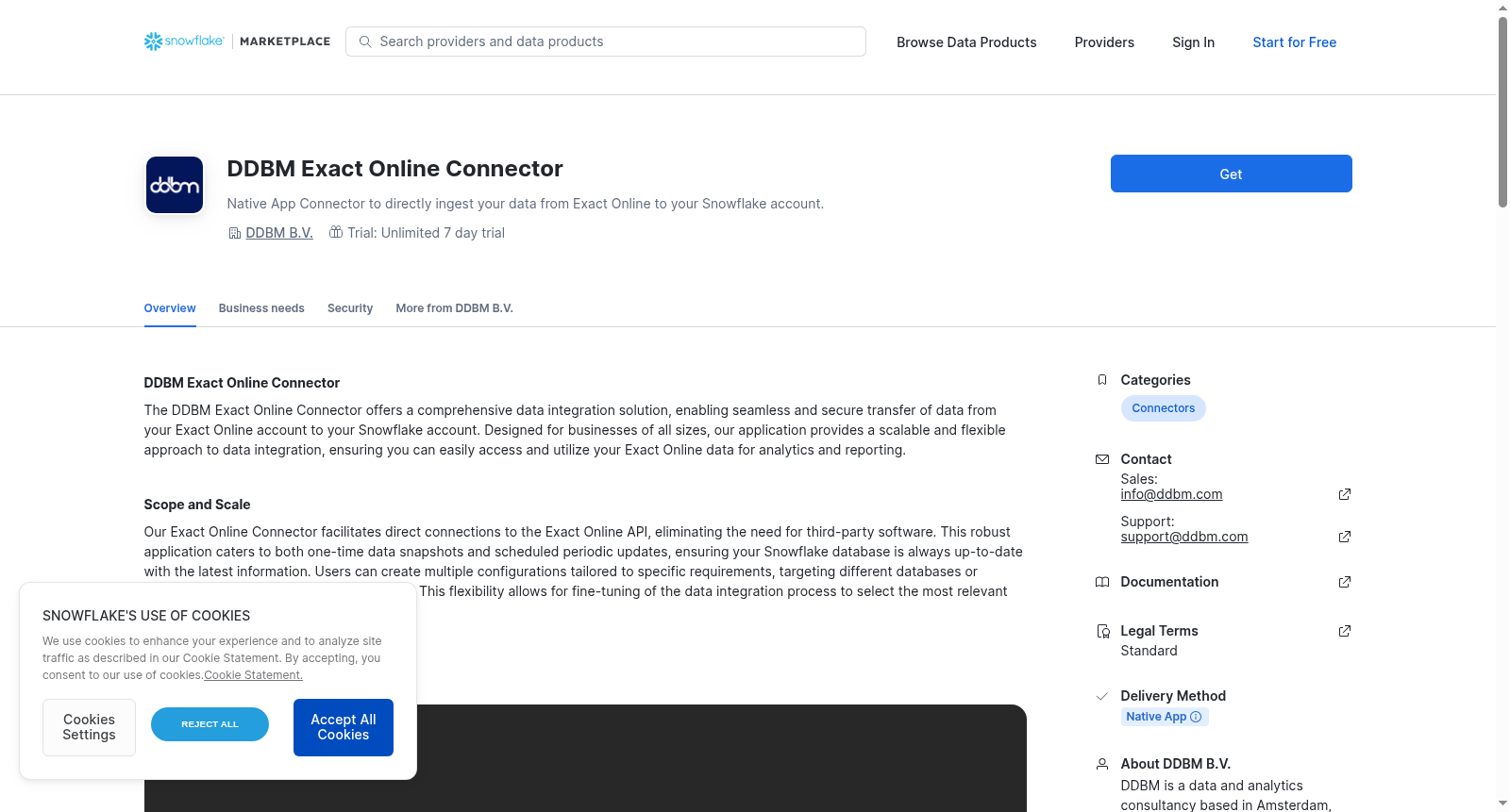 DDBM Exact Online Connector 数据集图片