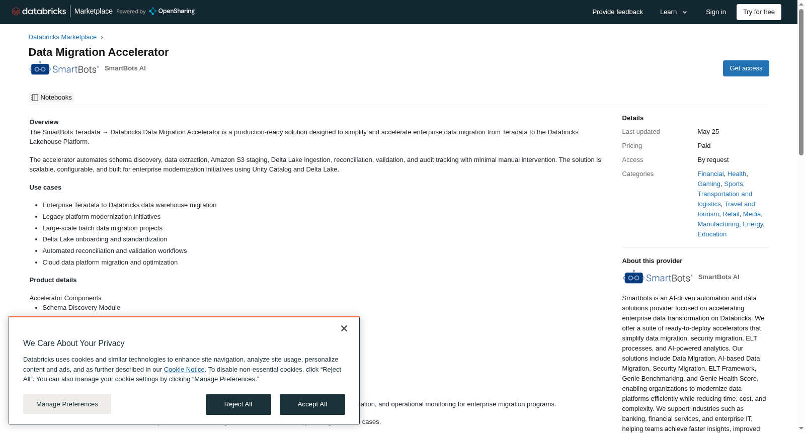 Data Migration Accelerator 数据集图片