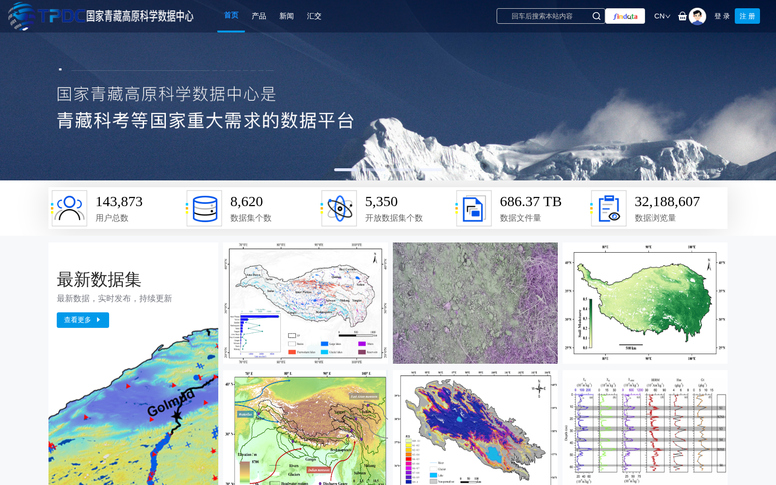 National Tibetan Plateau/Third Pole Environment Data Center 数据集图片