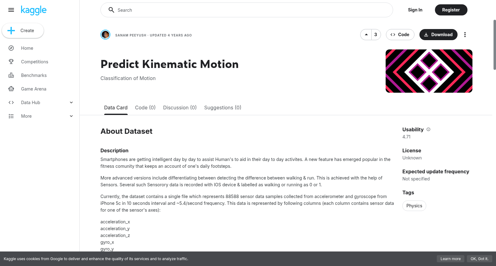 Predict Kinematic Motion 数据集图片