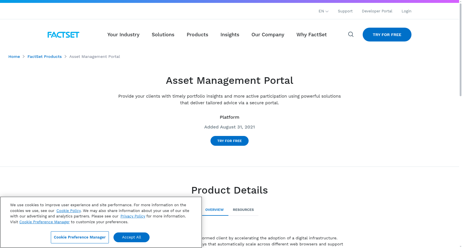 Asset Management Portal 数据集图片