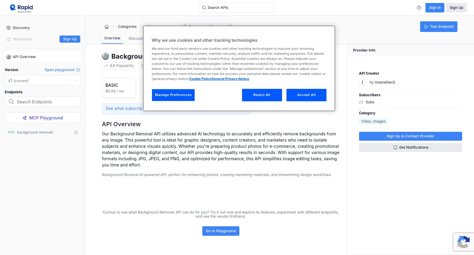 Background Remover API 数据集图片
