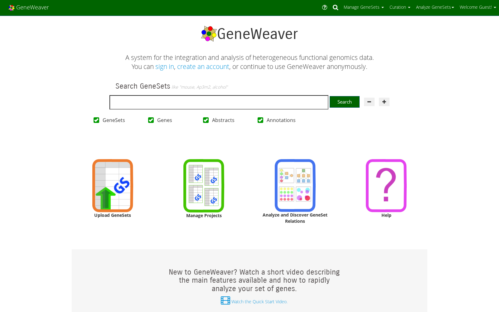 GeneWeaver 数据集图片
