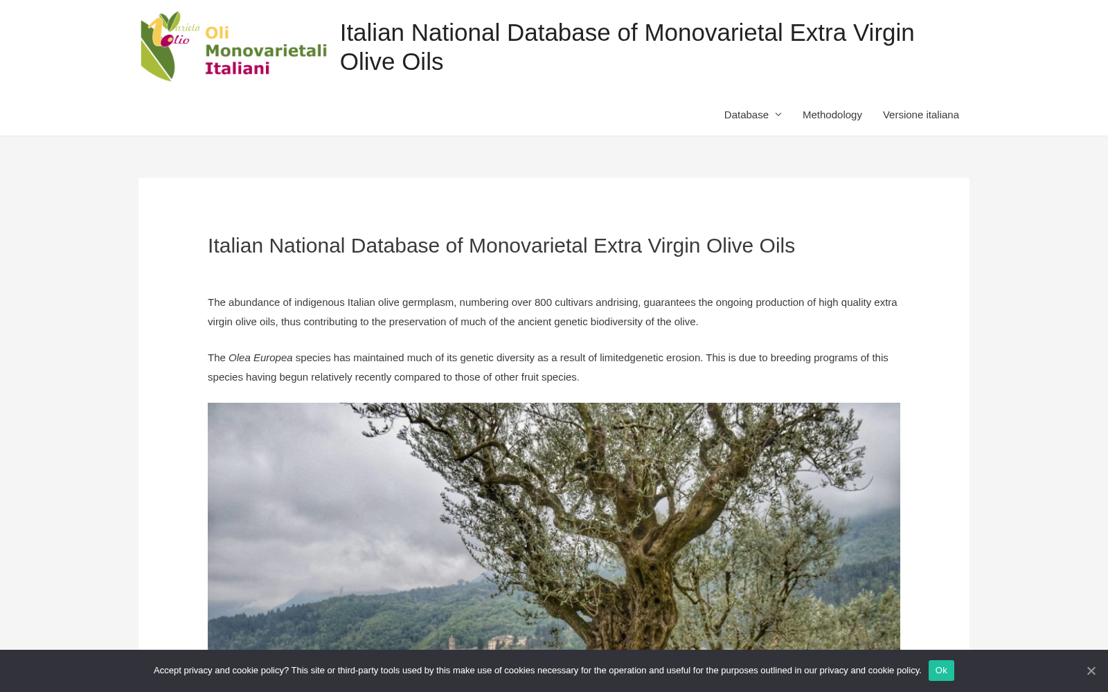 Italian National Database of Monovarietal Extra Virgin Olive Oils 数据集图片