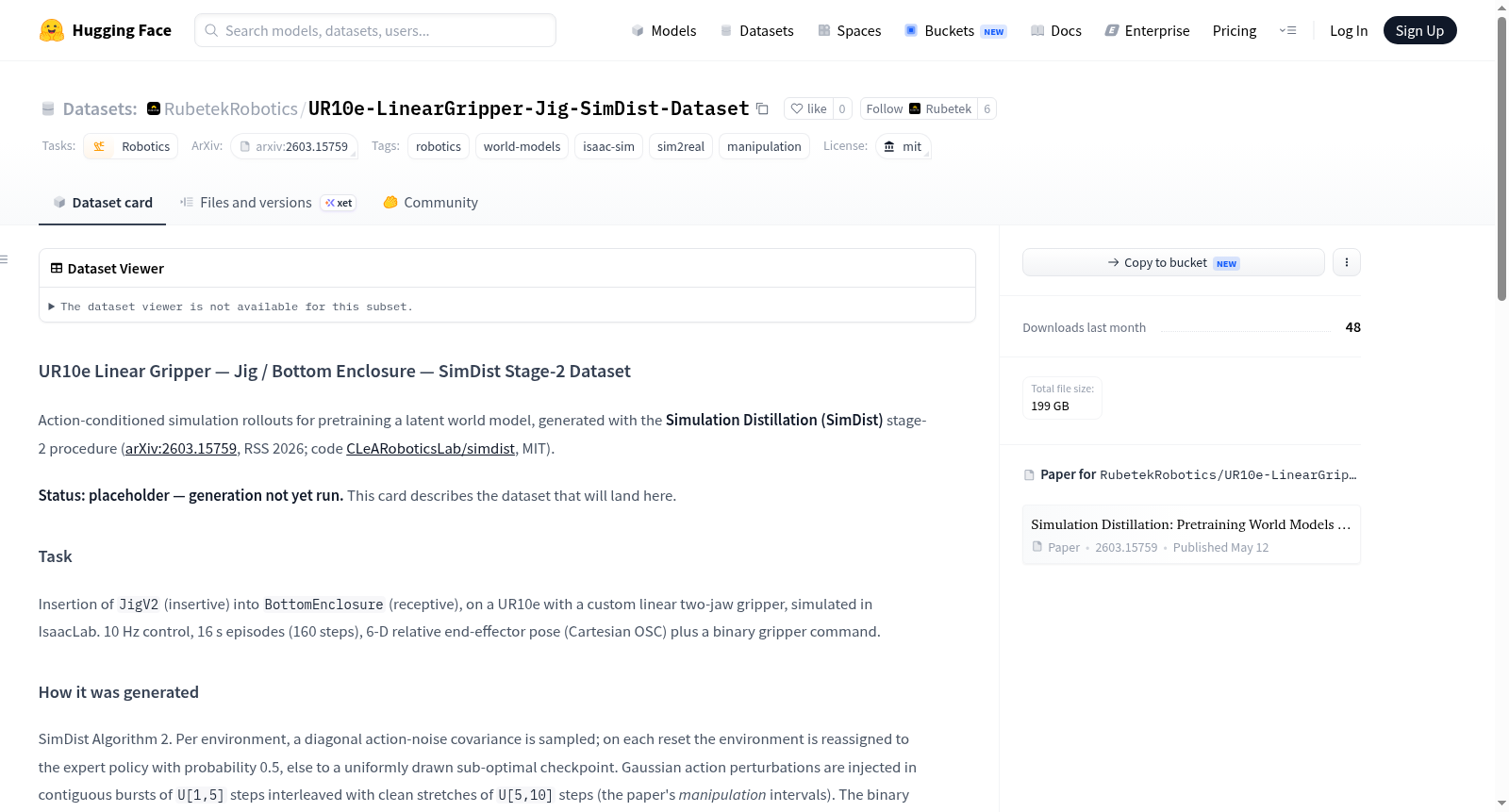 UR10e-LinearGripper-Jig-SimDist-Dataset 数据集图片