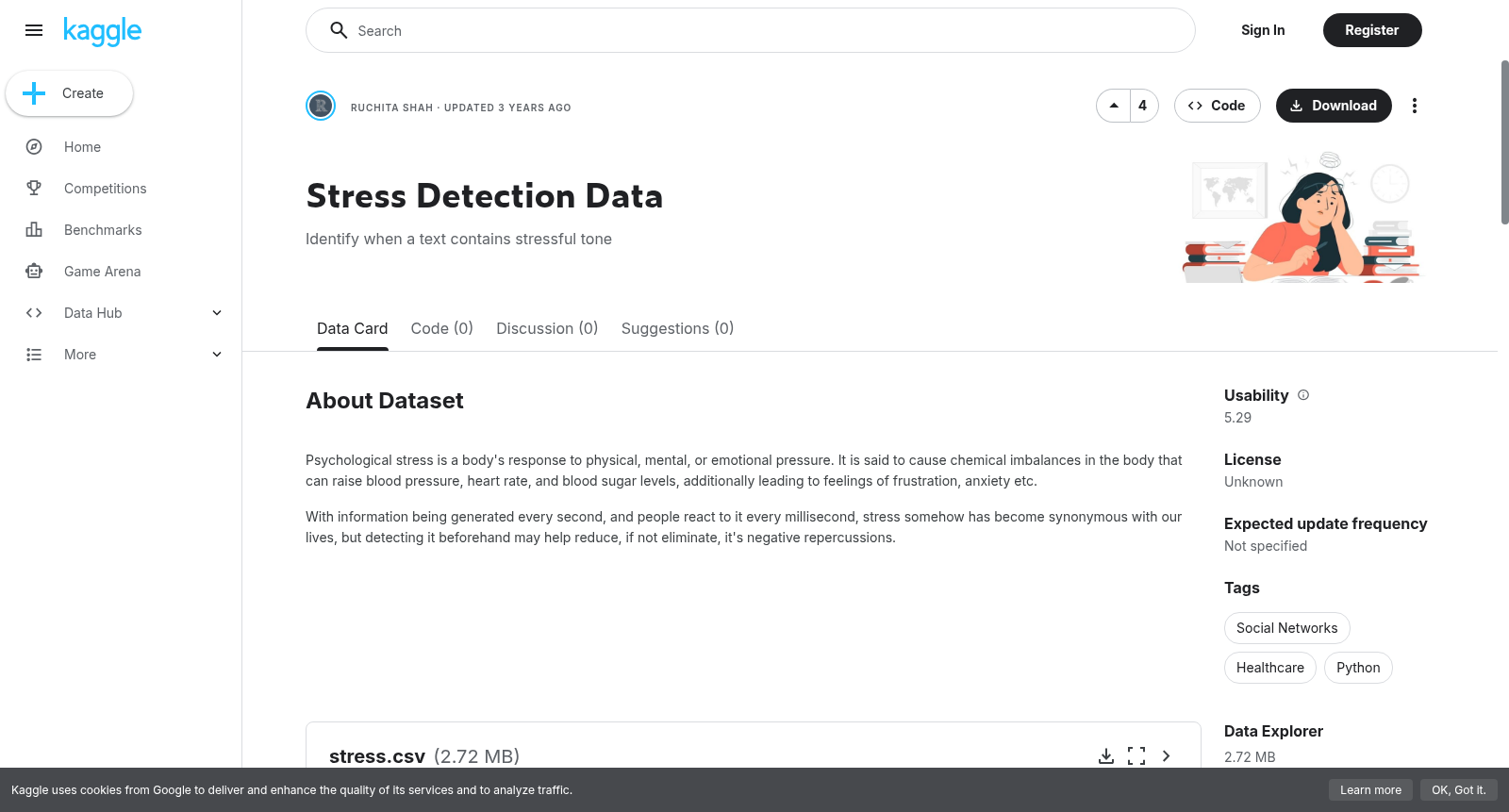 Stress Detection Data 数据集图片