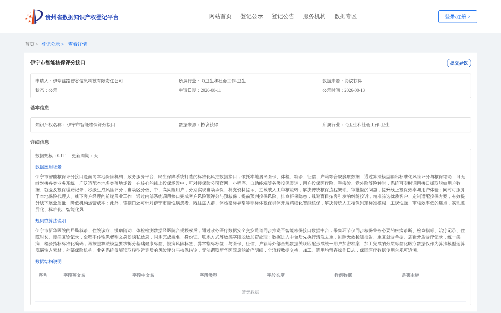 伊宁市智能核保评分接口 数据集图片