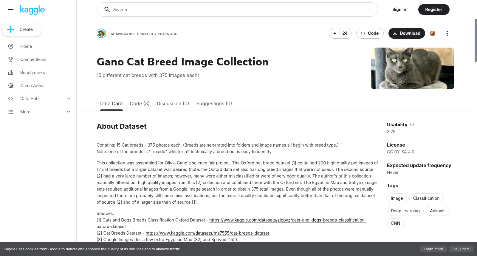 Gano Cat Breed Image Collection 数据集图片