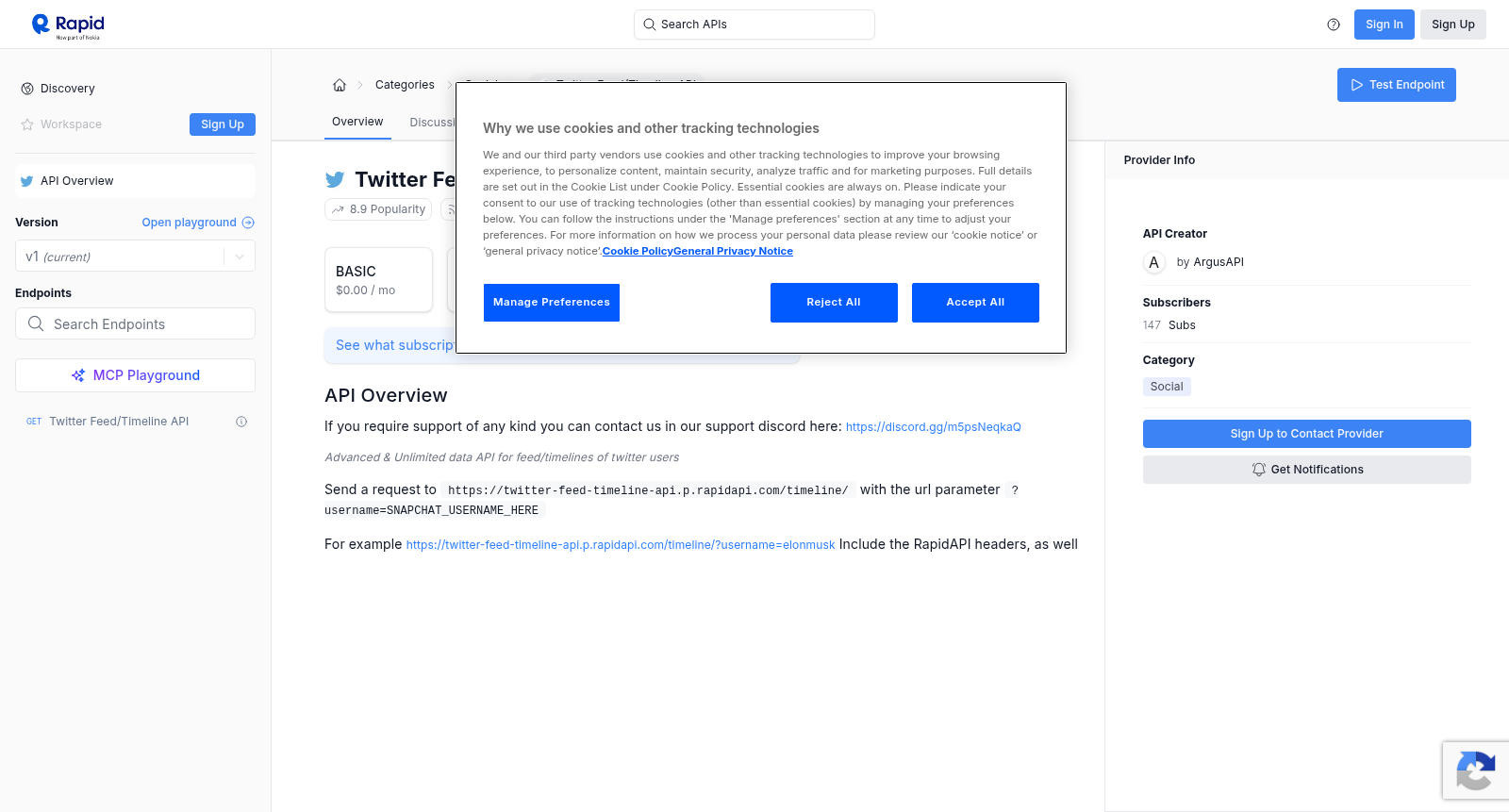 Twitter Feed/Timeline API 数据集图片