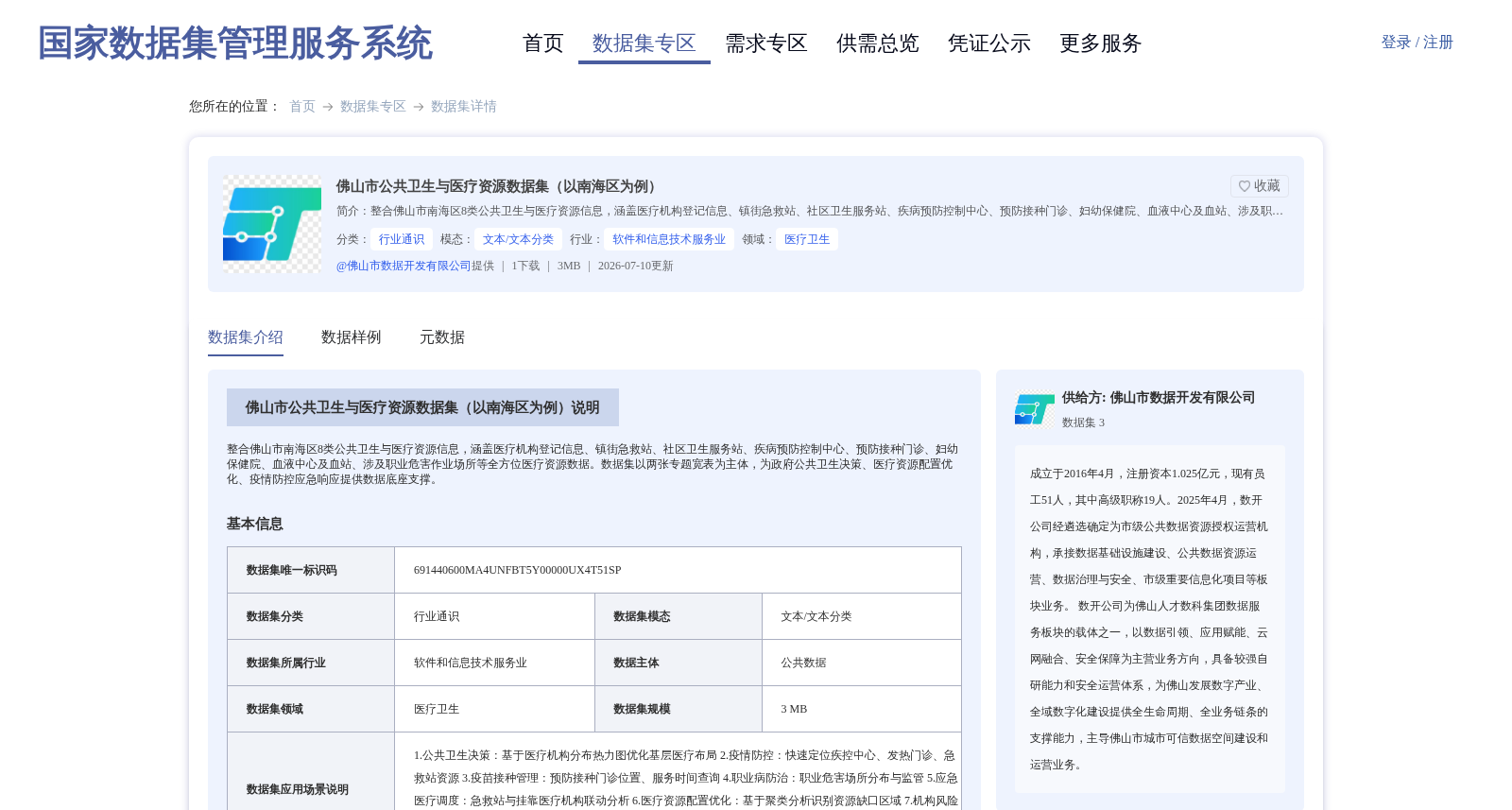 佛山市公共卫生与医疗资源数据集(以南海区为例) 数据集图片