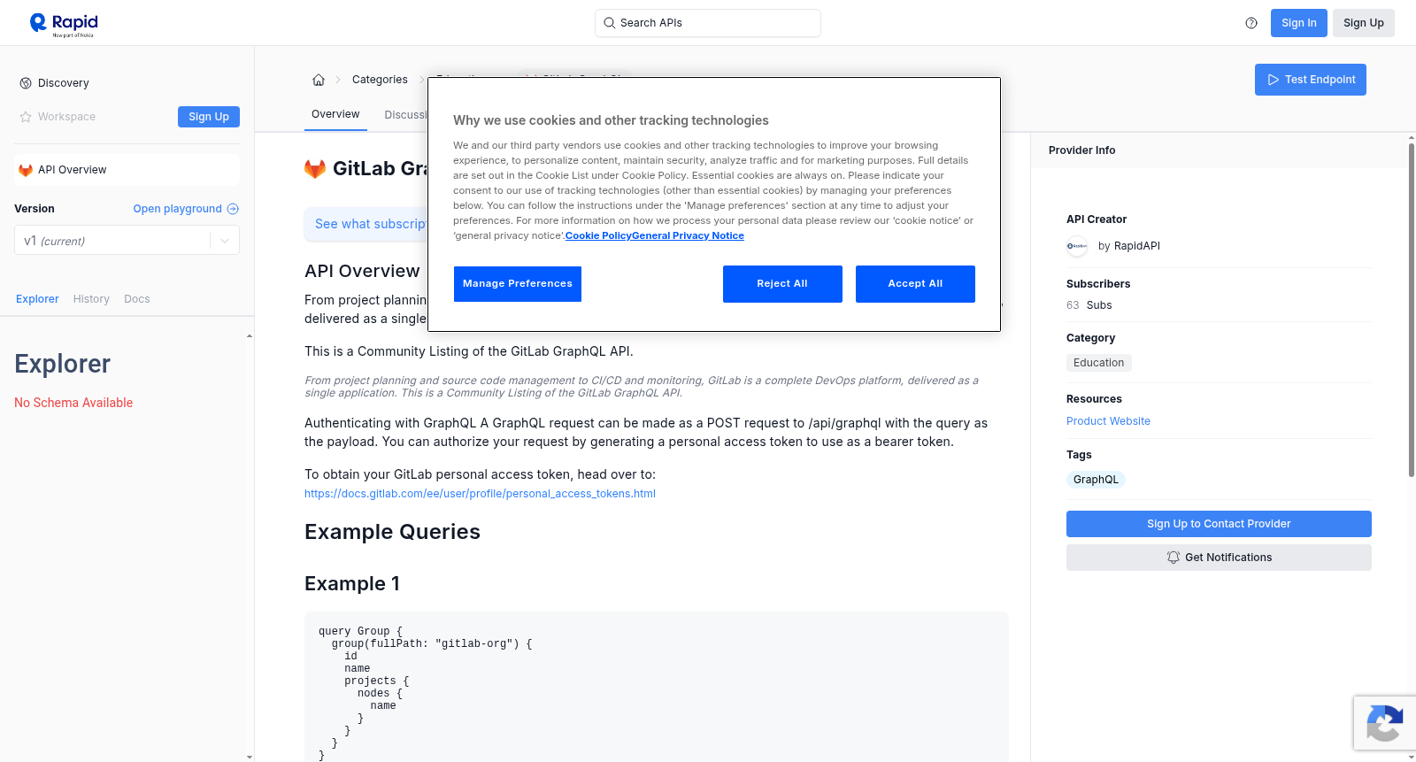 GitLab GraphQL 数据集图片