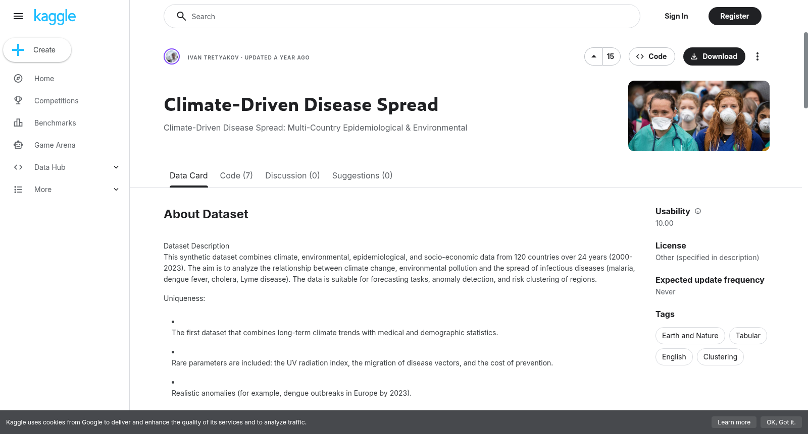 Climate-Driven Disease Spread 数据集图片