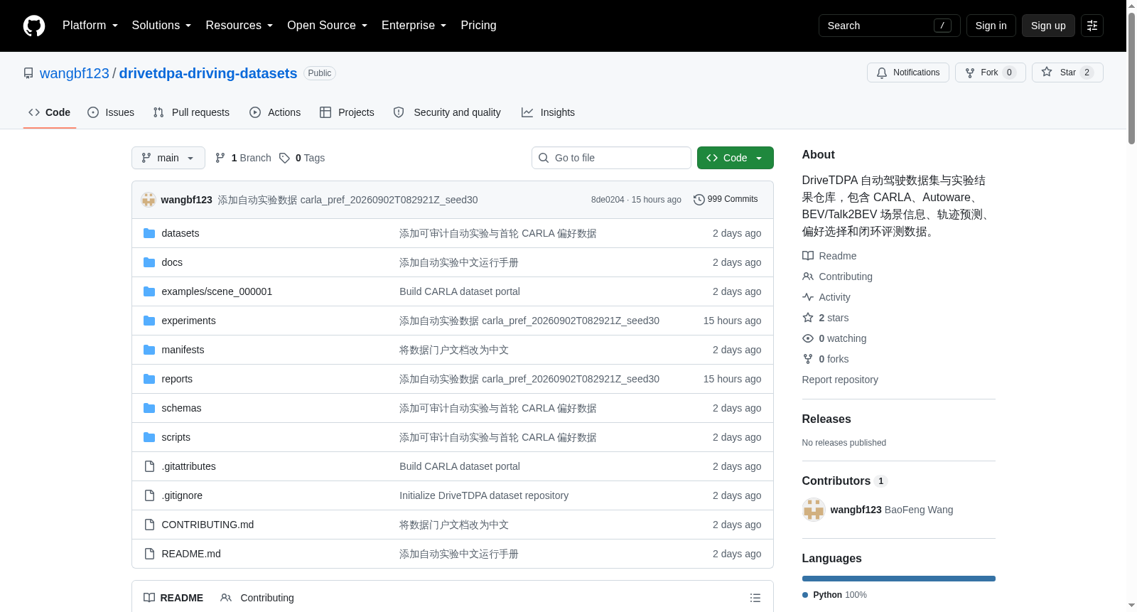 DriveTDPA CARLA Driving Datasets 数据集图片