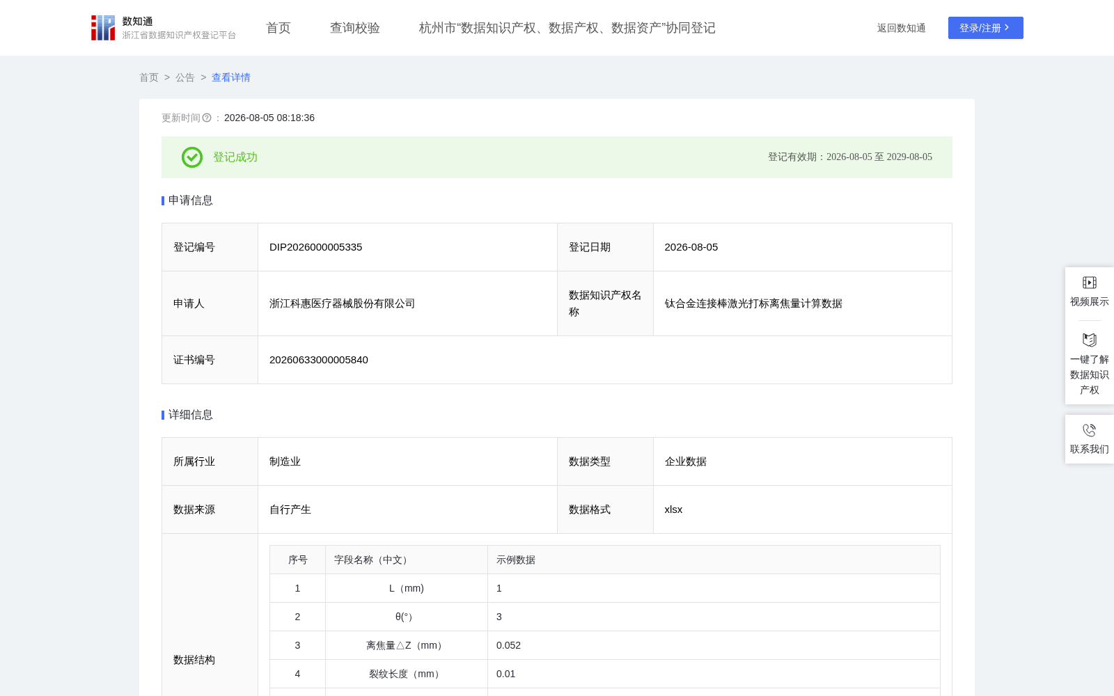 钛合金连接棒激光打标离焦量计算数据 数据集图片