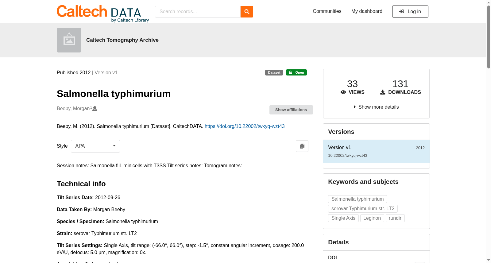 Salmonella typhimurium 数据集图片