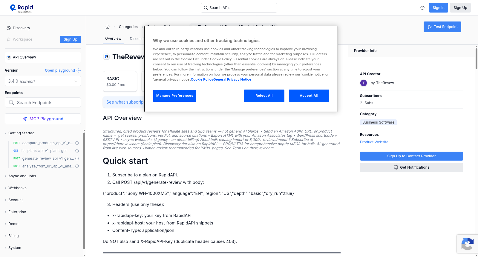 TheRevew - AI-Powered Product Review API 数据集图片