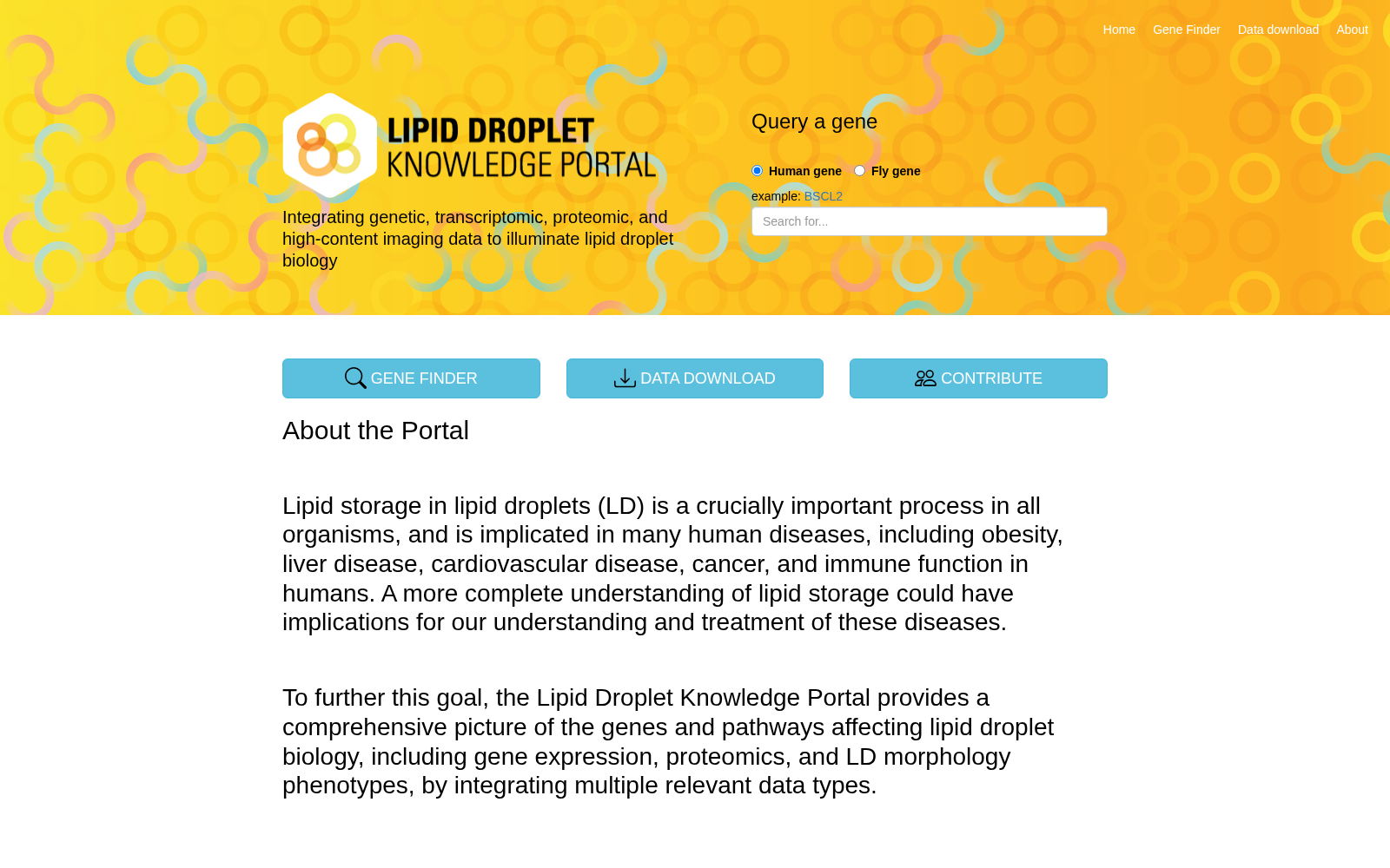 Lipid Droplet Knowledge Portal 数据集图片