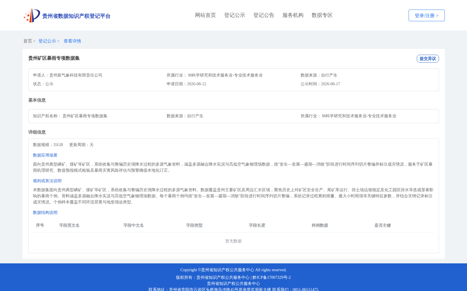 贵州矿区暴雨专项数据集 数据集图片