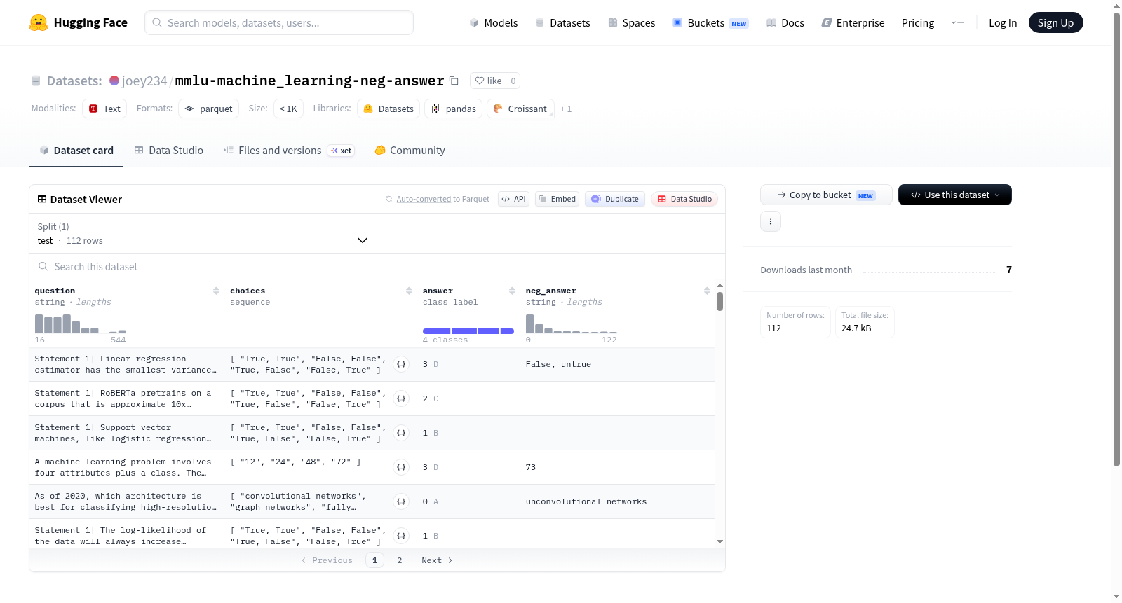 joey234/mmlu-machine_learning-neg-answer 数据集图片